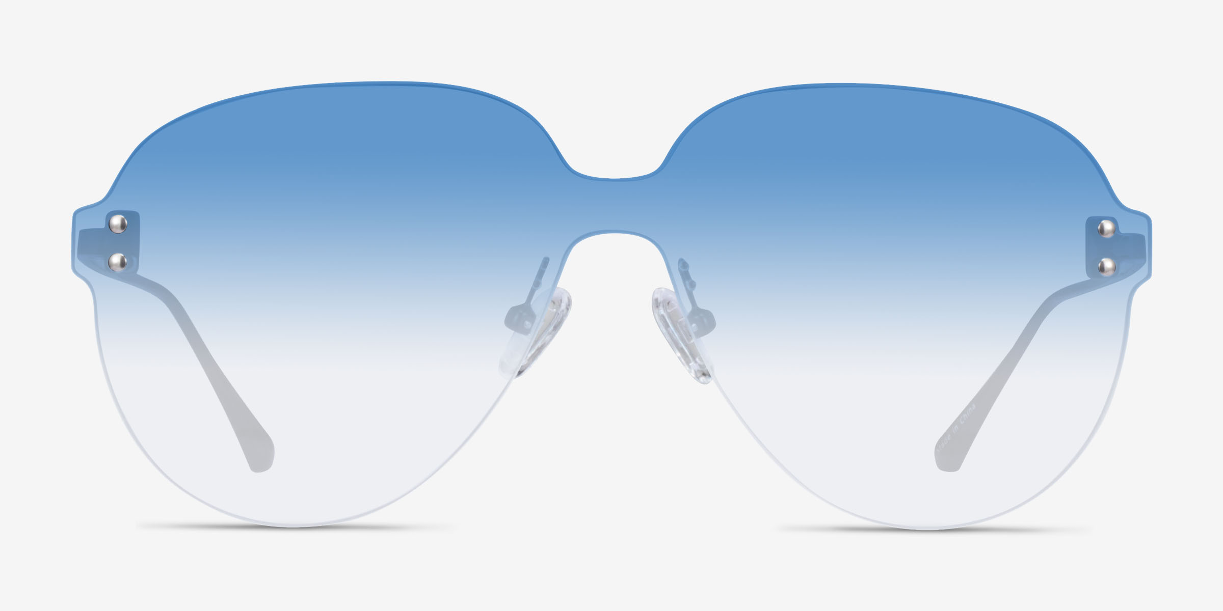 Scope Noir MétalSoleil de Lunette de vue d'EyeBuyDirect, Vue de Face