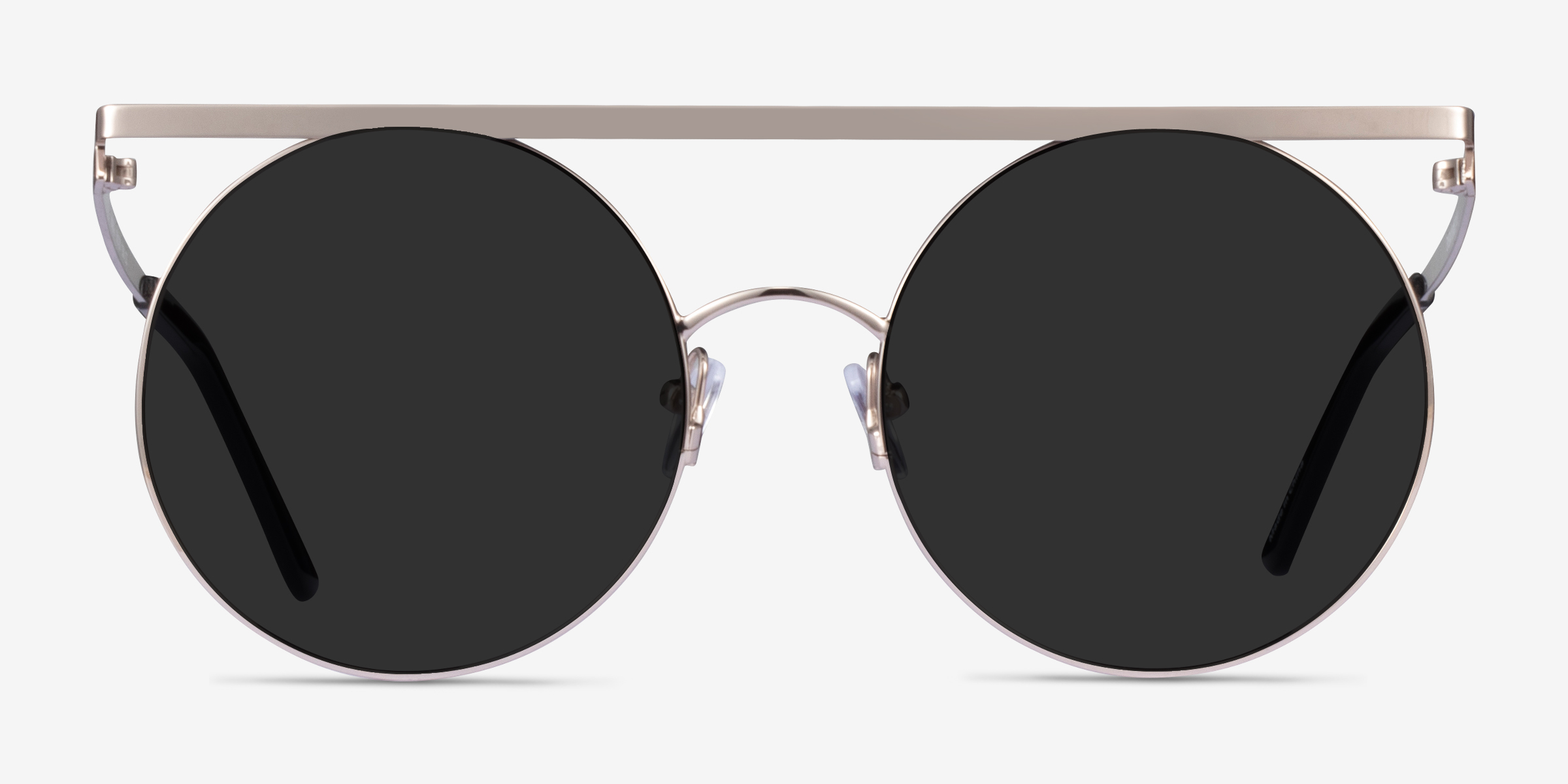 Lineal Light Gold MétalSoleil de Lunette de vue d'EyeBuyDirect, Vue de Face