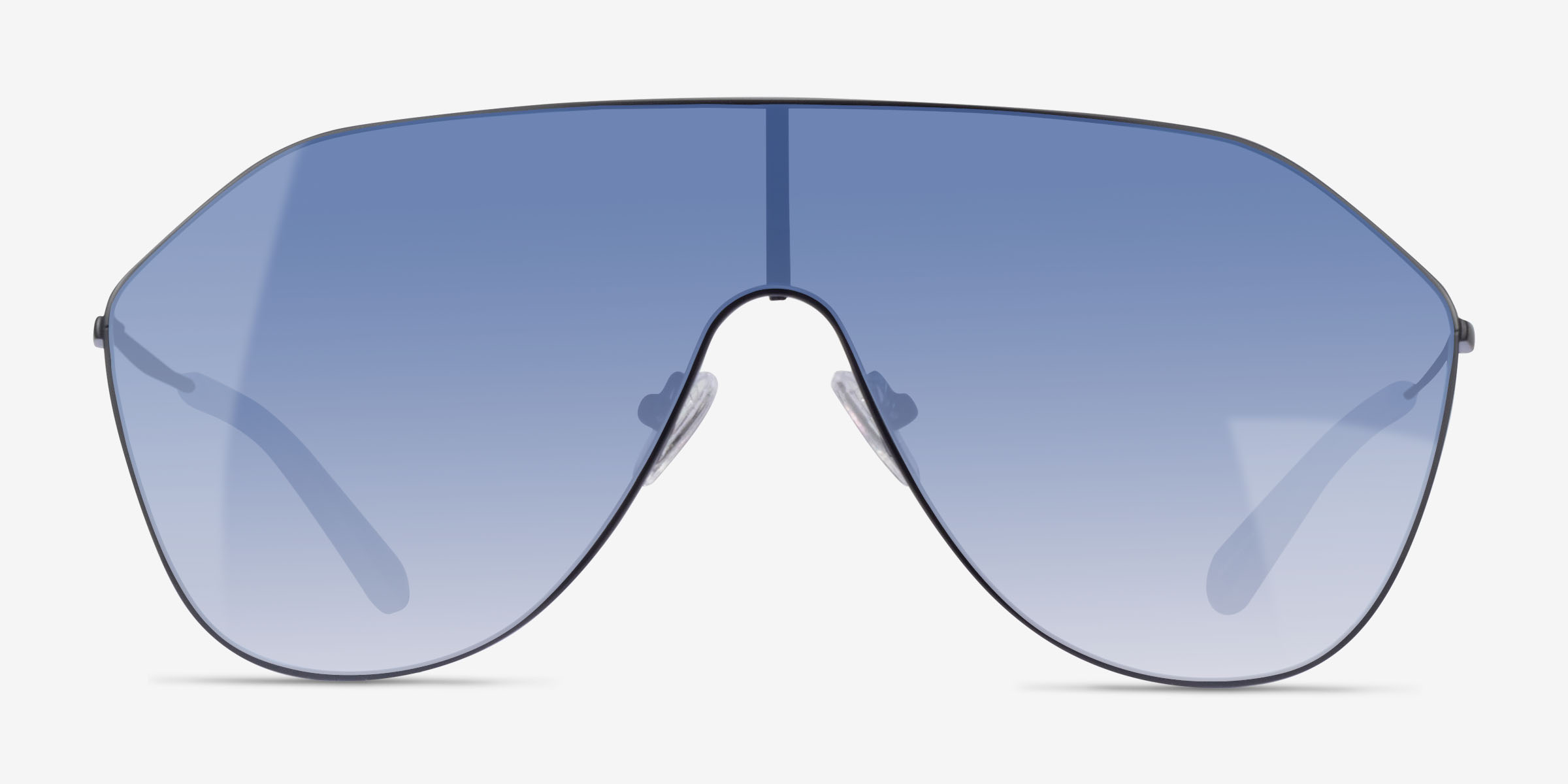 Infinite Noir MétalSoleil de Lunette de vue d'EyeBuyDirect, Vue de Face