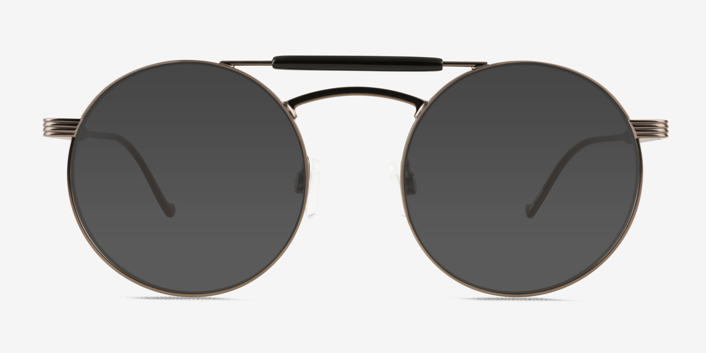 Neve Black Gunmetal MétalSoleil de Lunette de vue d'EyeBuyDirect, Vue de Face