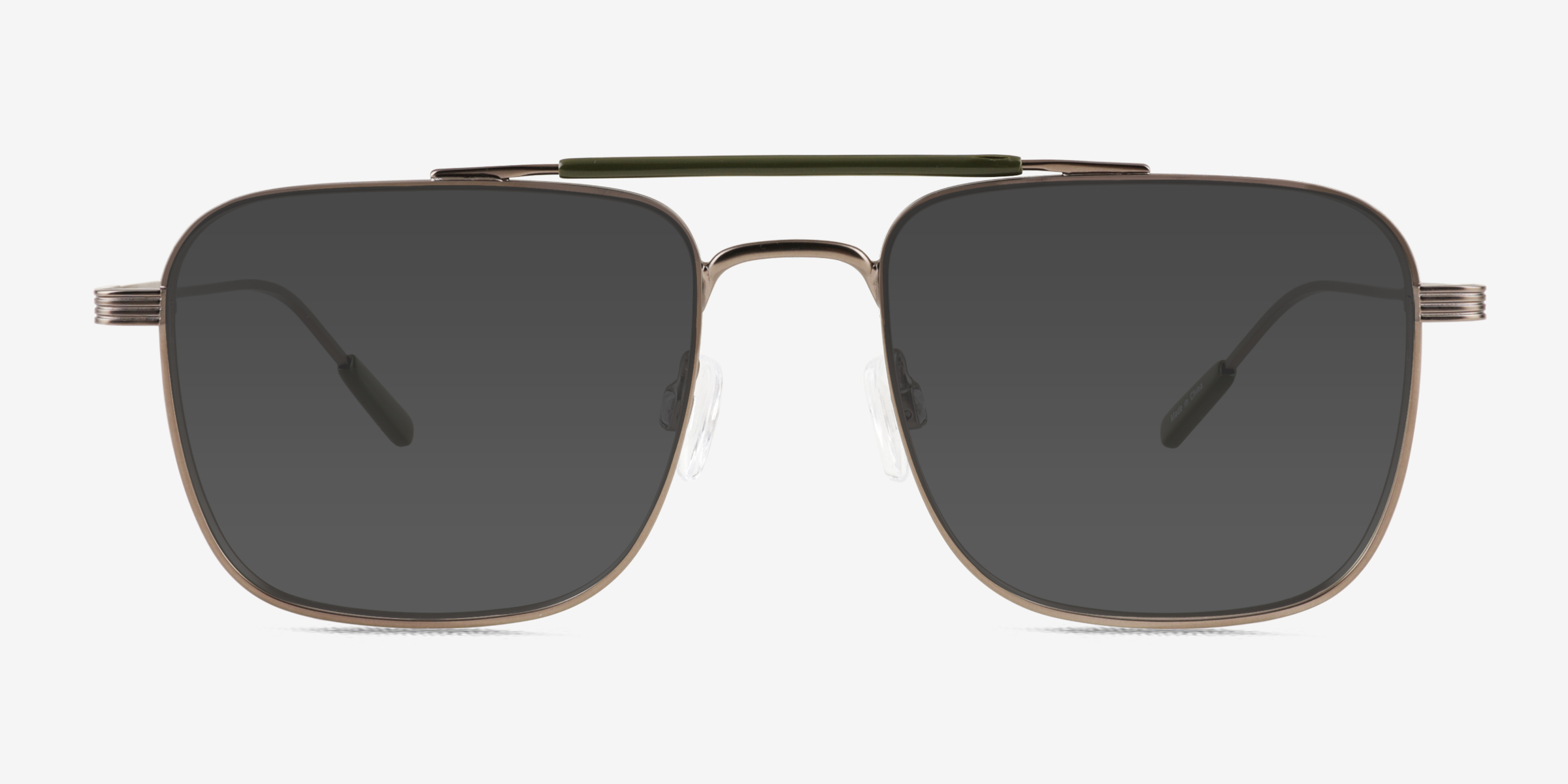 Dean Green Brown MétalSoleil de Lunette de vue d'EyeBuyDirect, Vue de Face