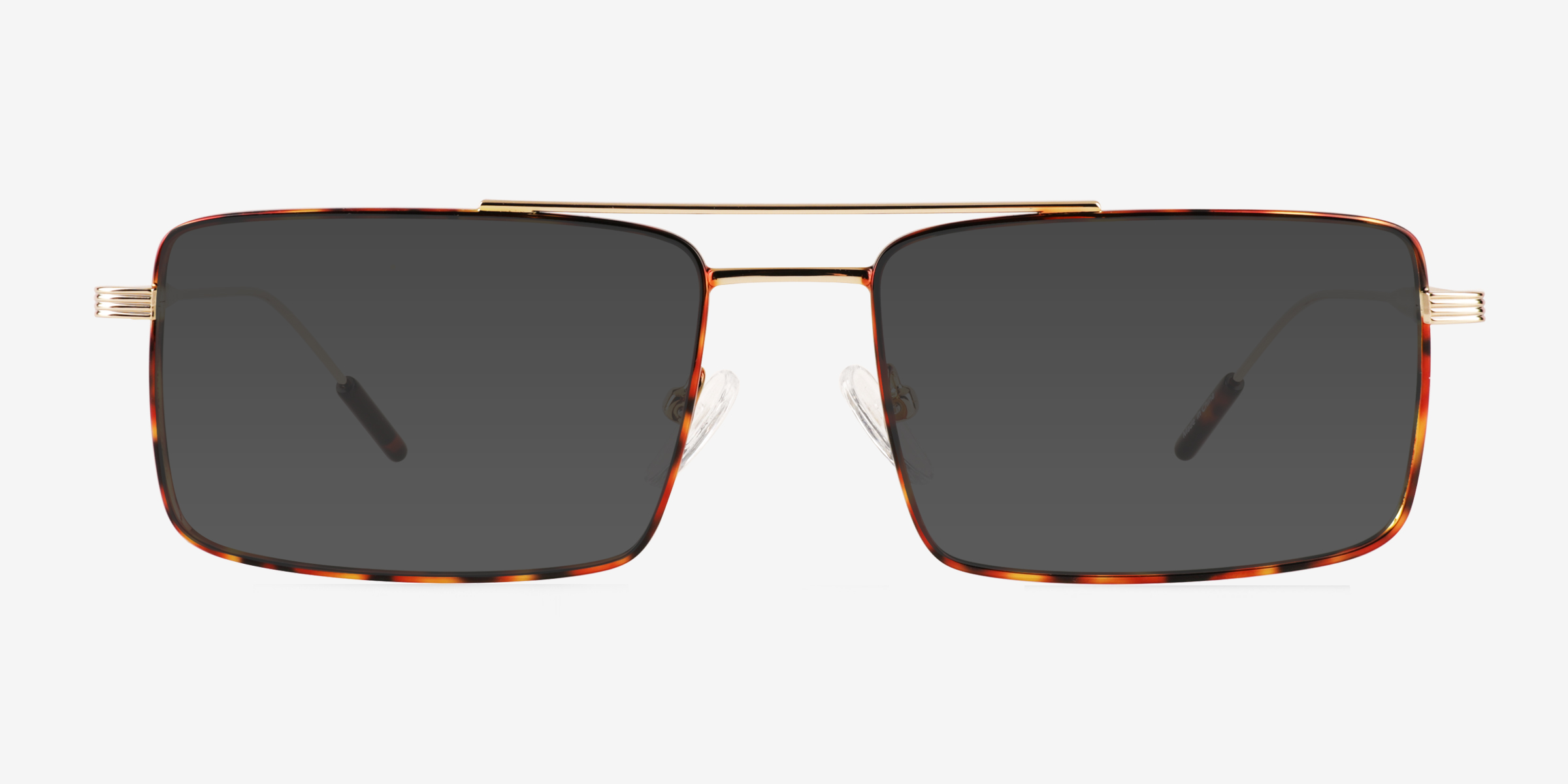 Dylan Tortoise Gold MétalSoleil de Lunette de vue d'EyeBuyDirect, Vue de Face