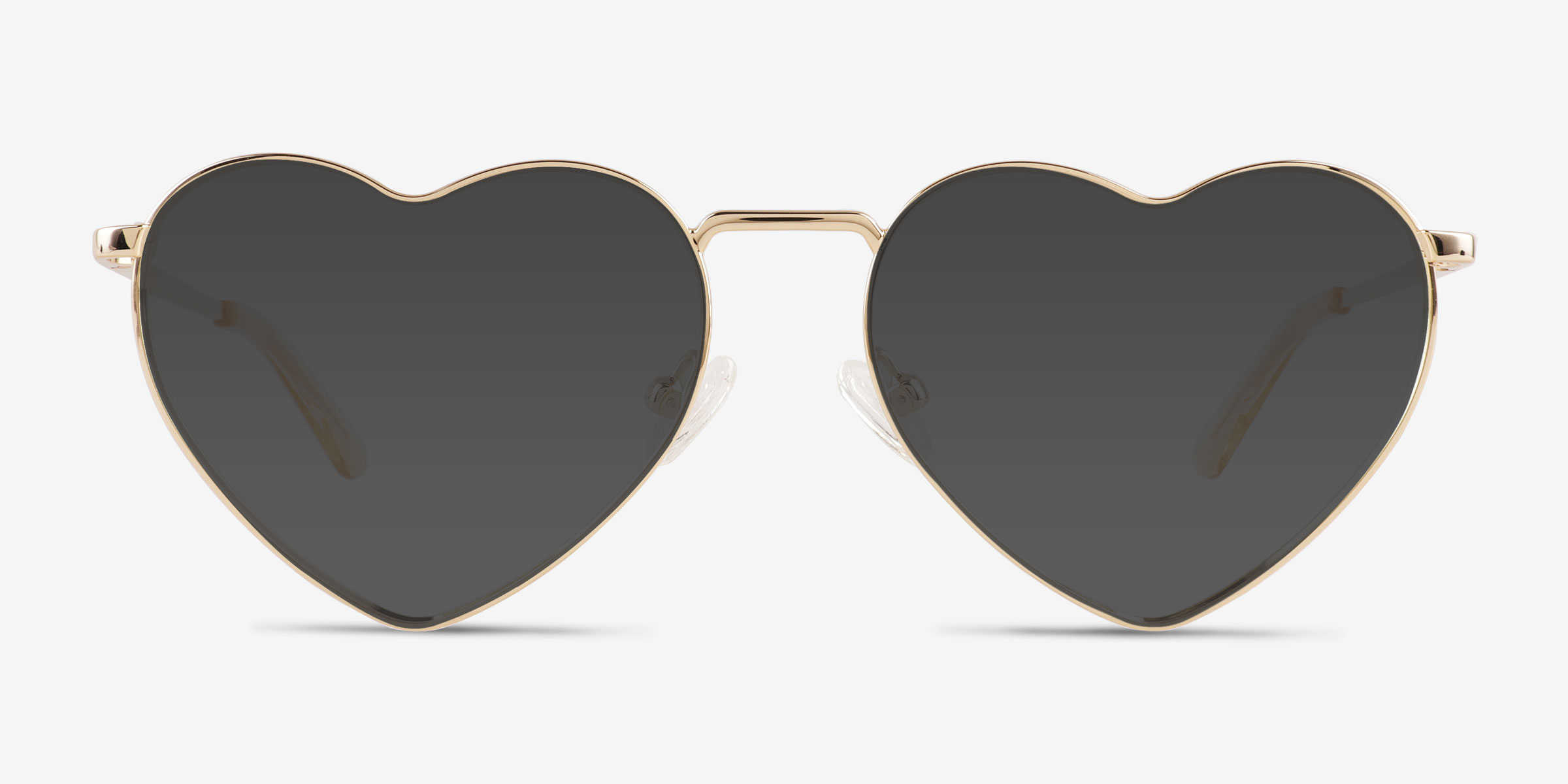 Wonderful Doré MétalSoleil de Lunette de vue d'EyeBuyDirect, Vue de Face