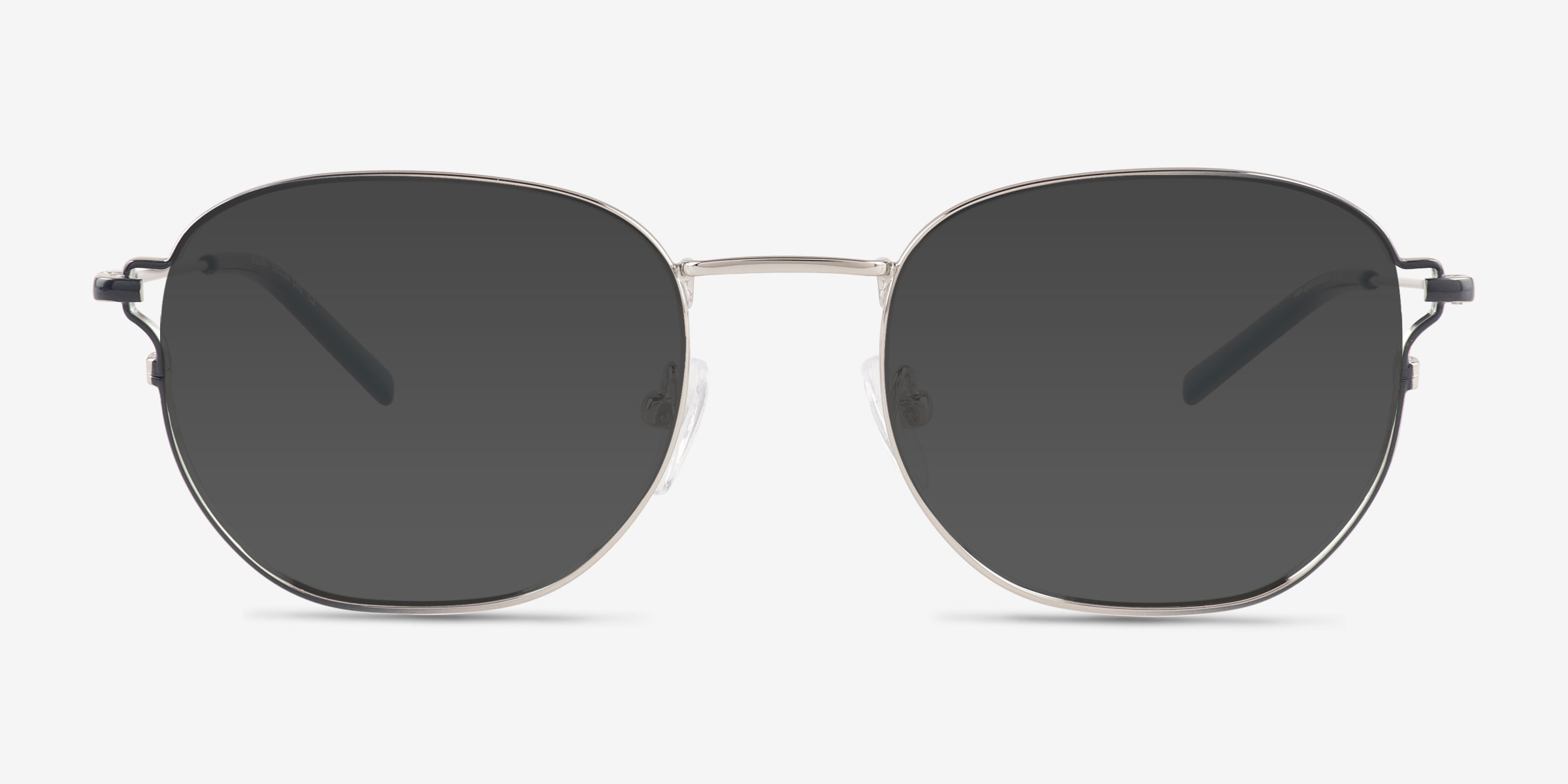 Dorian Gradient Blue Silver MétalSoleil de Lunette de vue d'EyeBuyDirect, Vue de Face