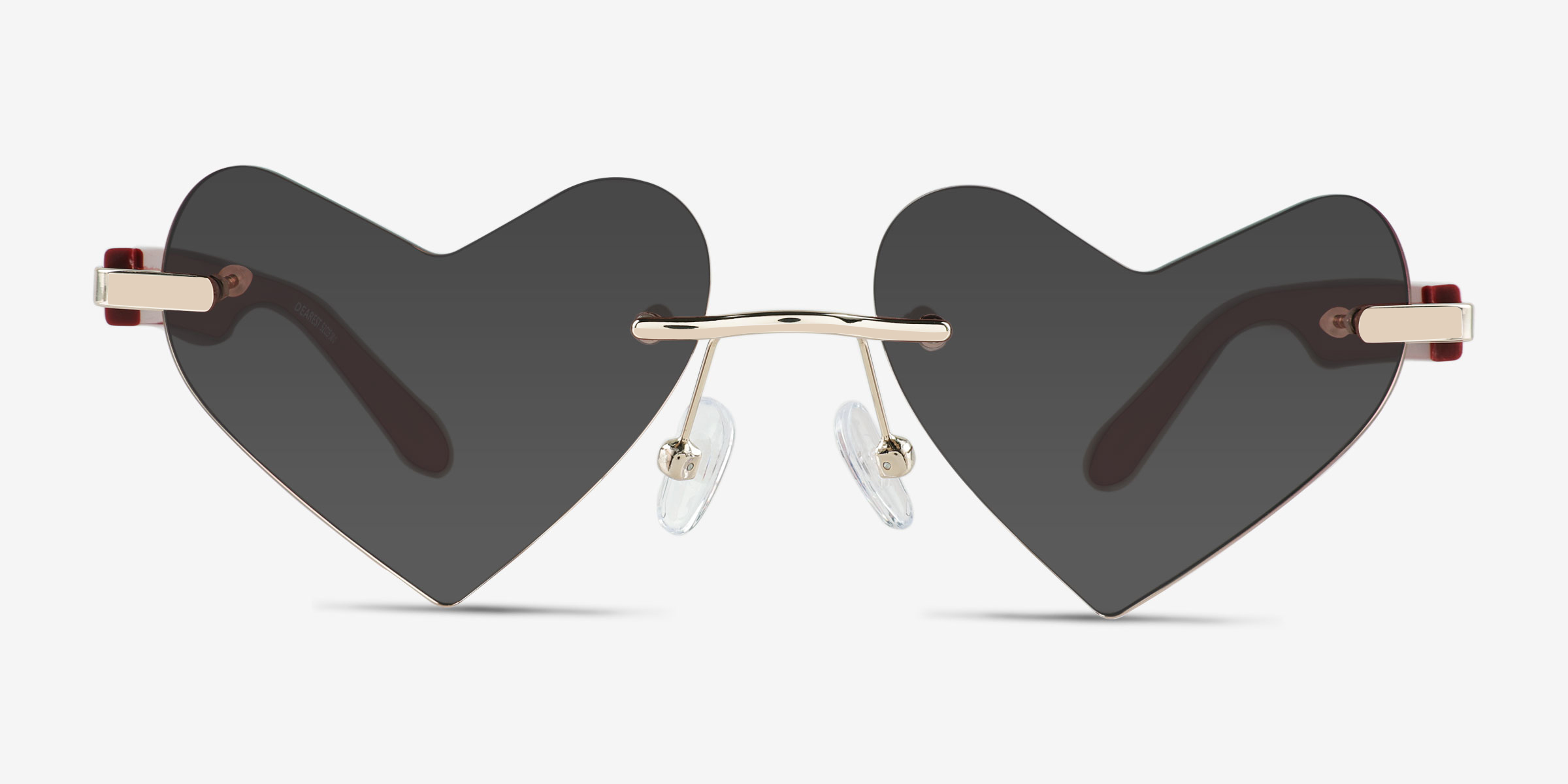 Dearest Doré MétalSoleil de Lunette de vue d'EyeBuyDirect, Vue de Face