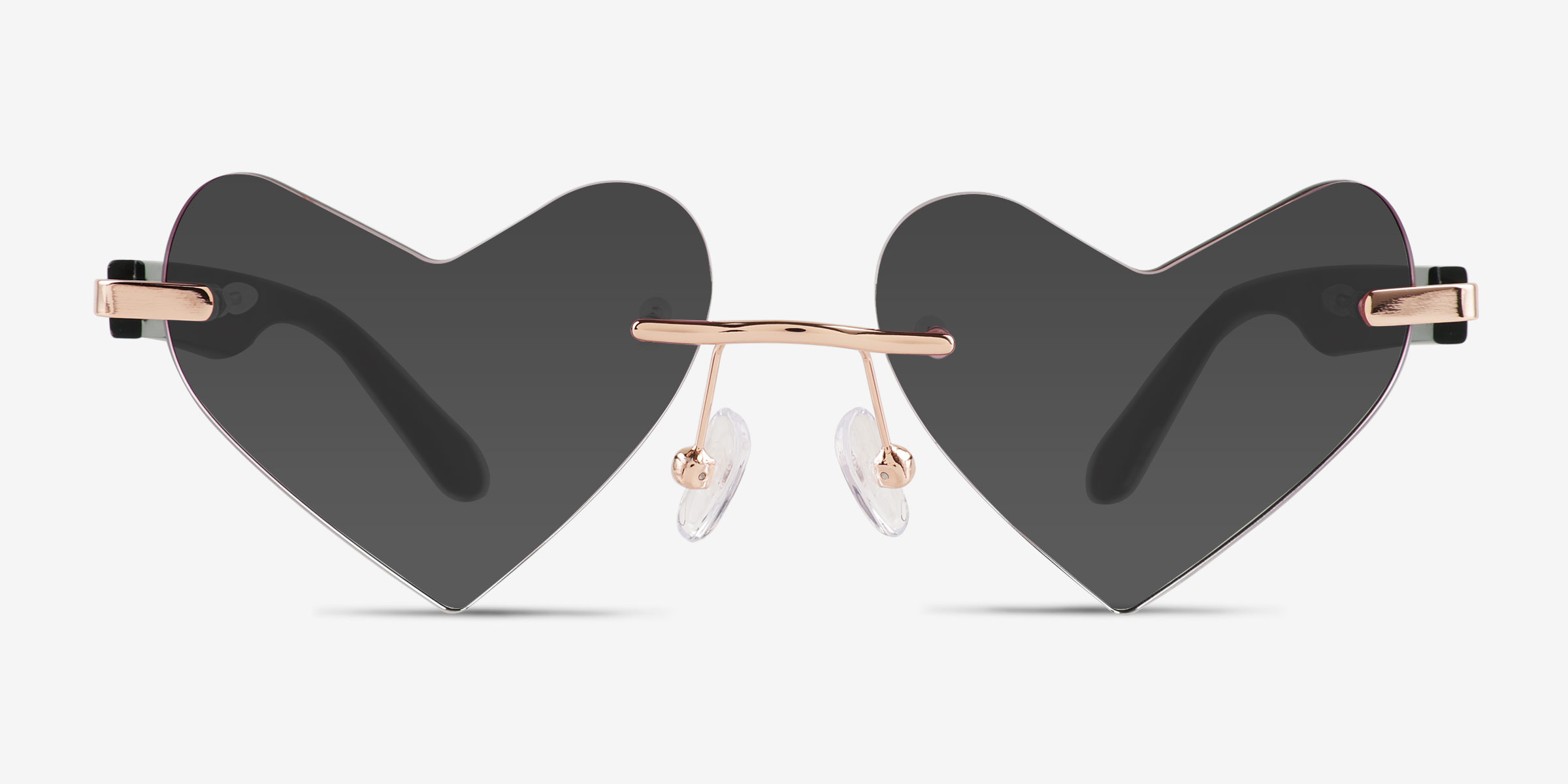 Dearest Or rose MétalSoleil de Lunette de vue d'EyeBuyDirect, Vue de Face