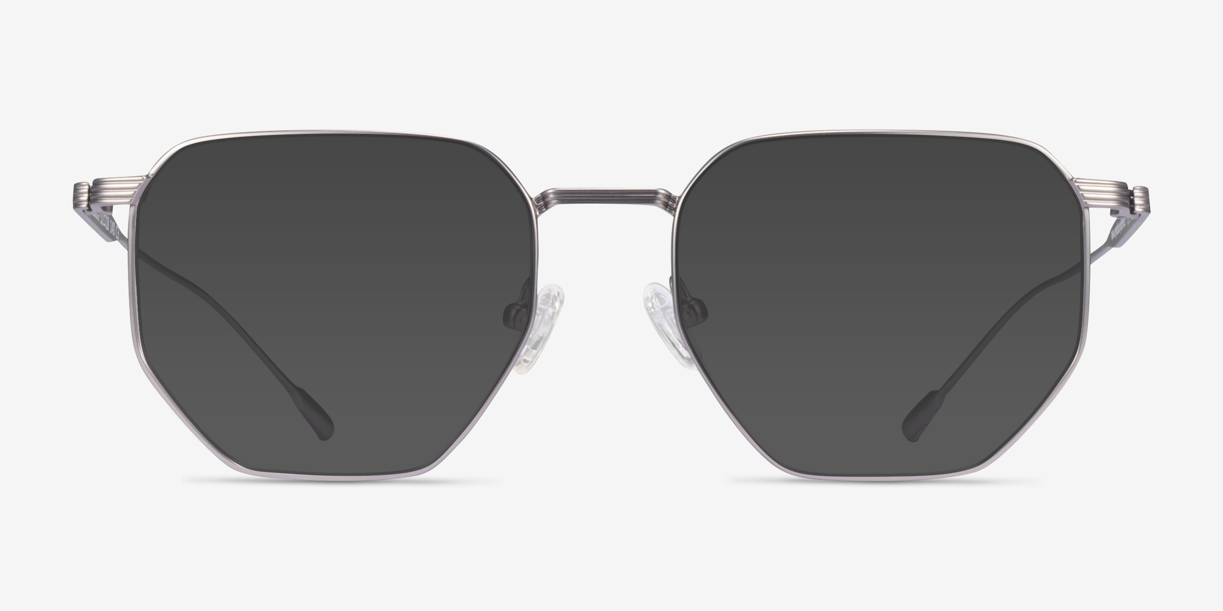 Gibson Argenté MétalSoleil de Lunette de vue d'EyeBuyDirect, Vue de Face