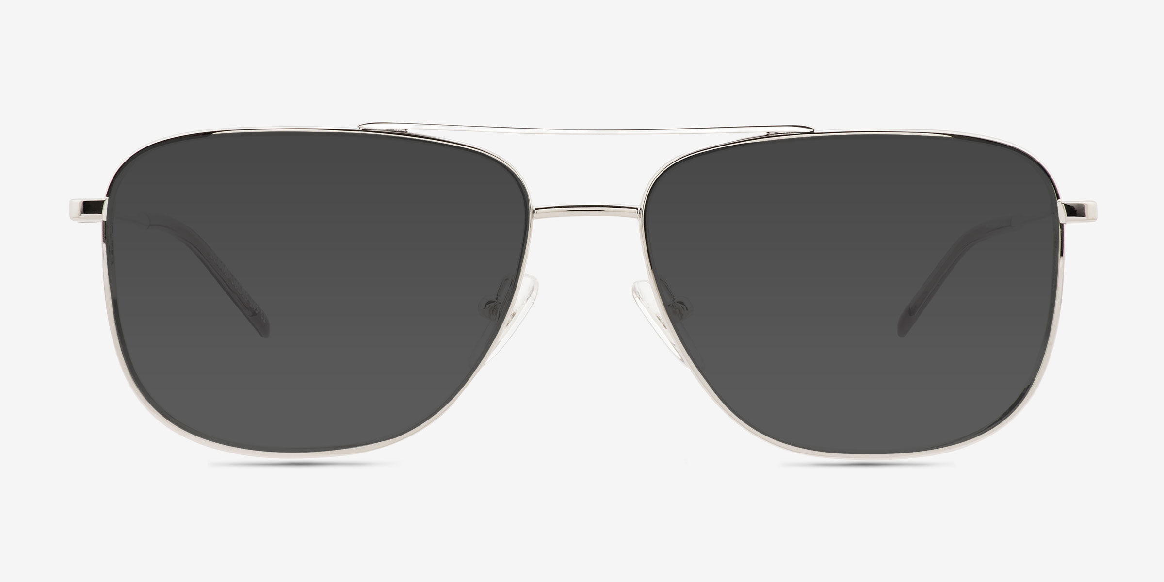 Gerard Argenté MétalSoleil de Lunette de vue d'EyeBuyDirect, Vue de Face