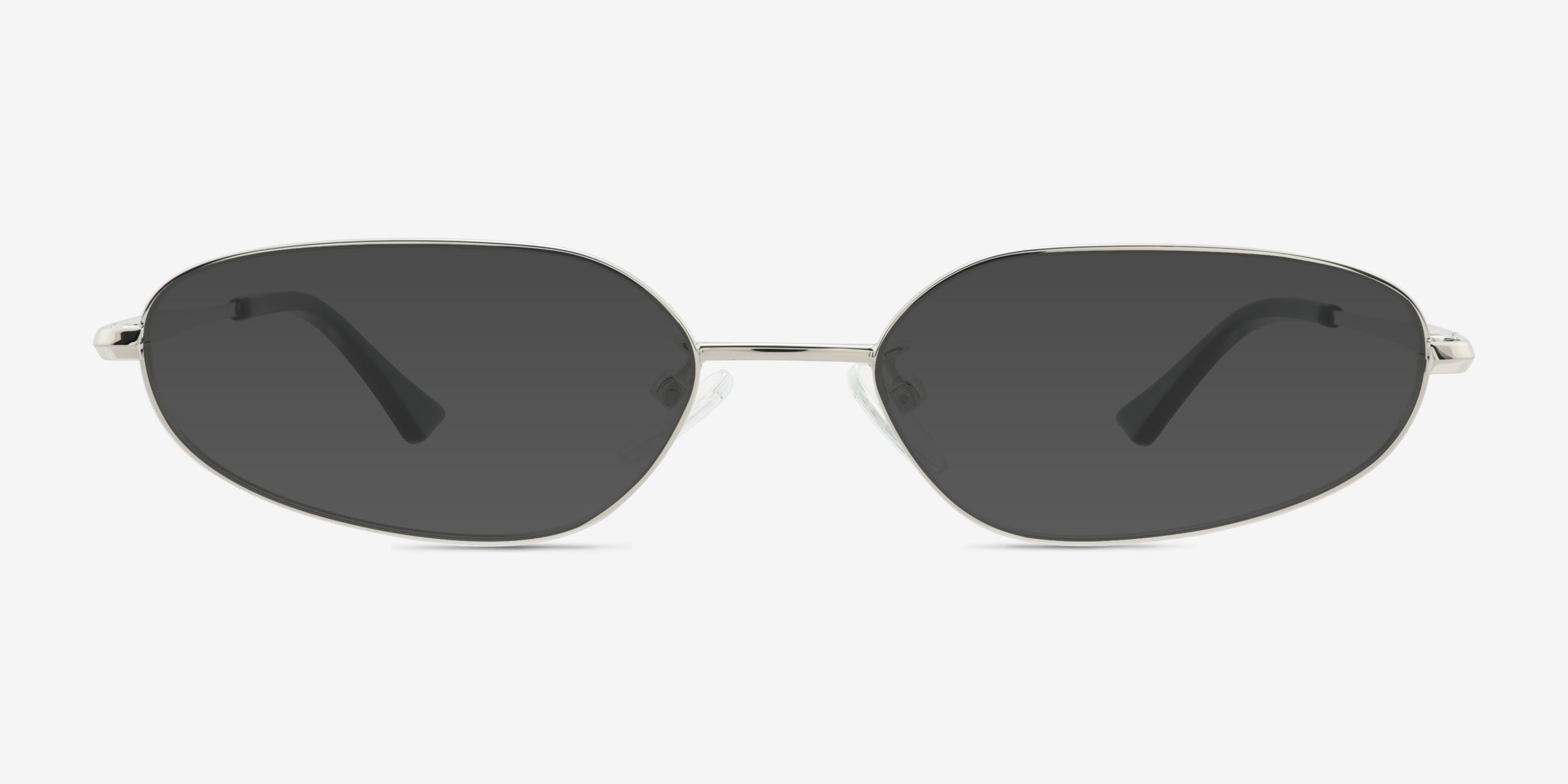 Alves Argenté MétalSoleil de Lunette de vue d'EyeBuyDirect, Vue de Face
