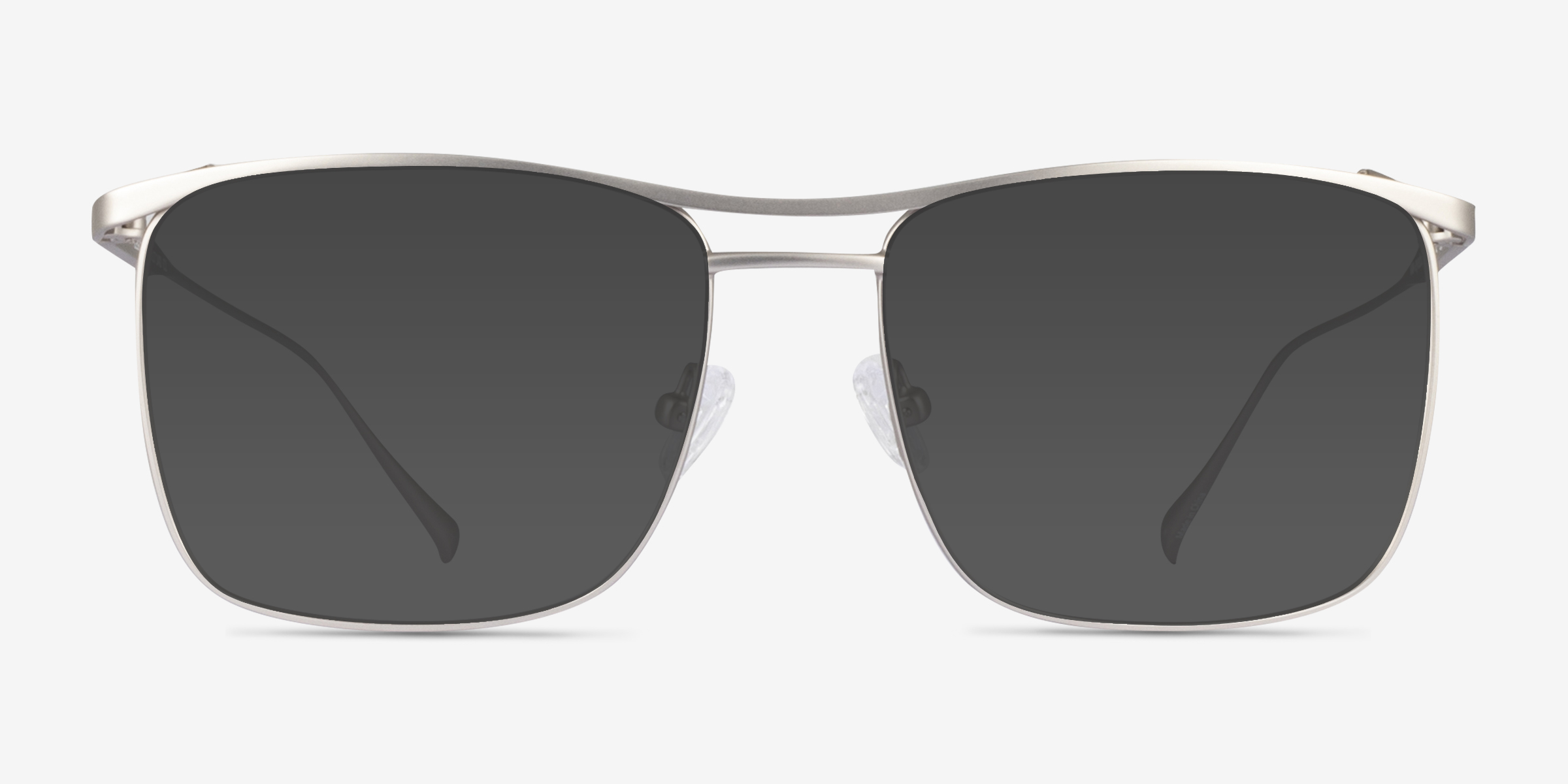 Legacy Argenté MétalSoleil de Lunette de vue d'EyeBuyDirect, Vue de Face