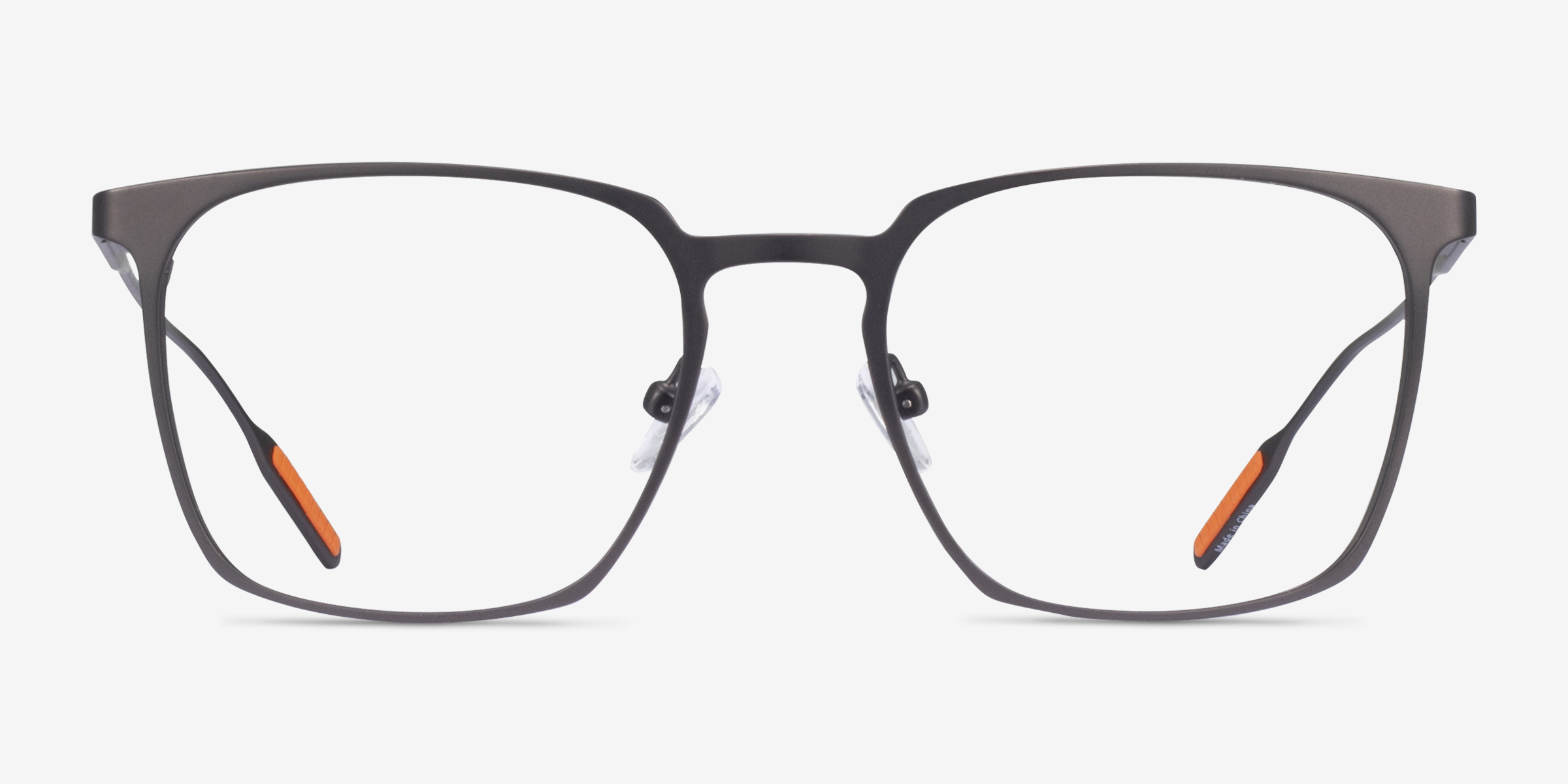 Williams Gris MétalMontures de lunettes de vue d'EyeBuyDirect, Vue de Face