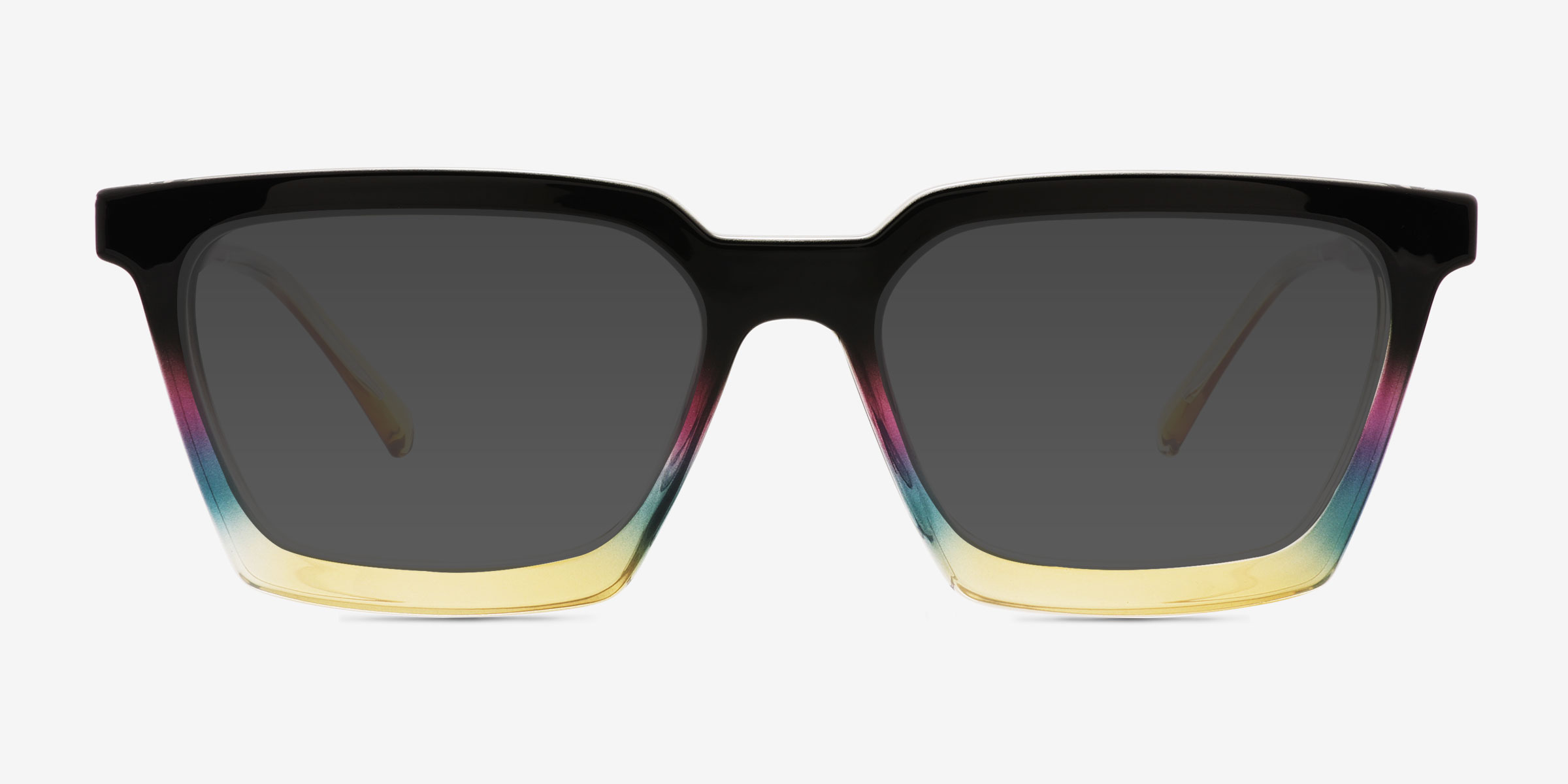 Own It Multicolore PlastiqueSoleil de Lunette de vue d'EyeBuyDirect, Vue de Face