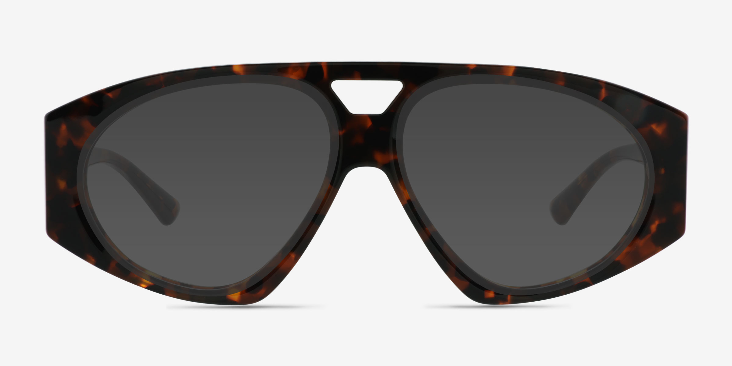 Flores Écailles AcétateSoleil de Lunette de vue d'EyeBuyDirect, Vue de Face