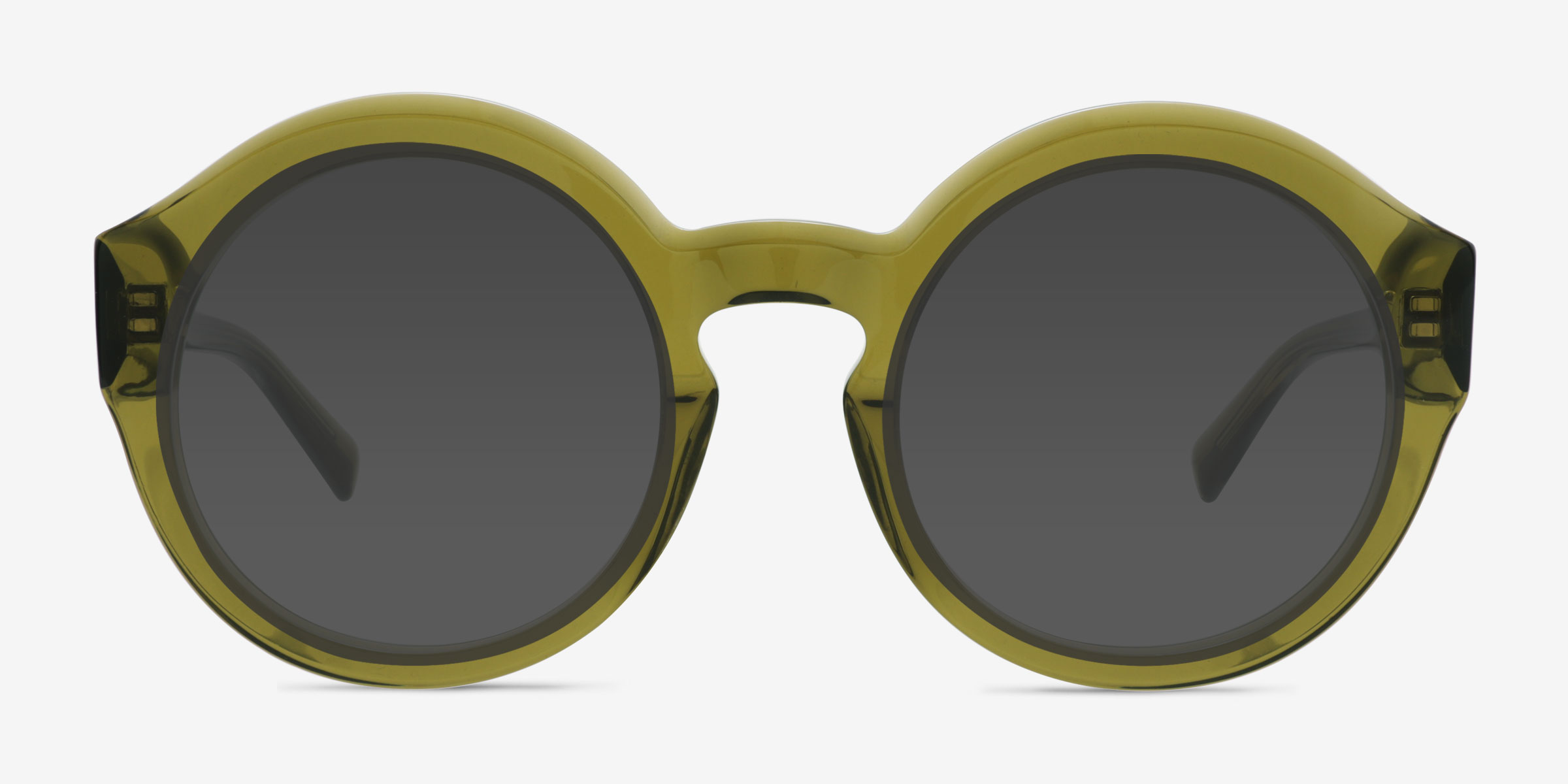 Slade Vert AcétateSoleil de Lunette de vue d'EyeBuyDirect, Vue de Face