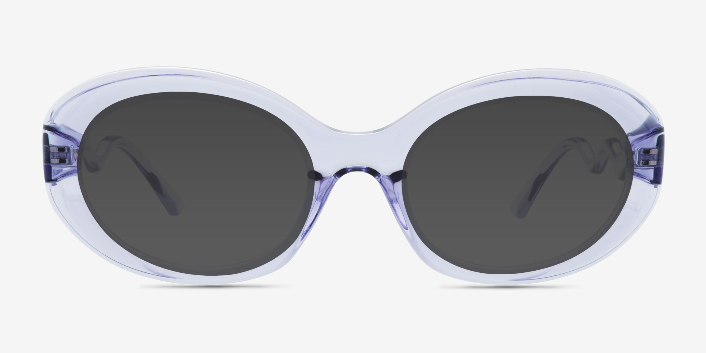 Tilde Violet PlastiqueSoleil de Lunette de vue d'EyeBuyDirect, Vue de Face