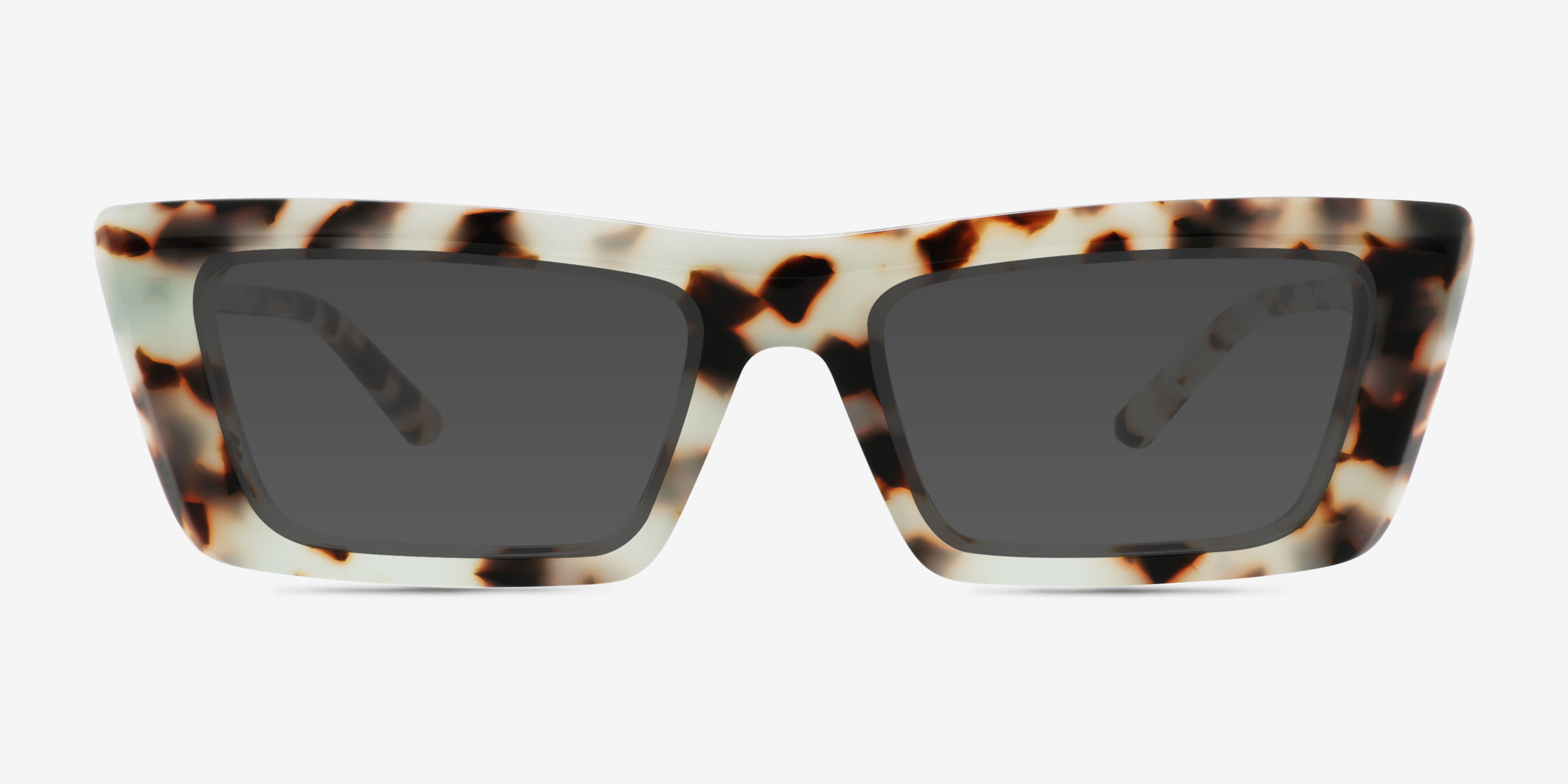 Clarke Écaille ivoire AcétateSoleil de Lunette de vue d'EyeBuyDirect, Vue de Face