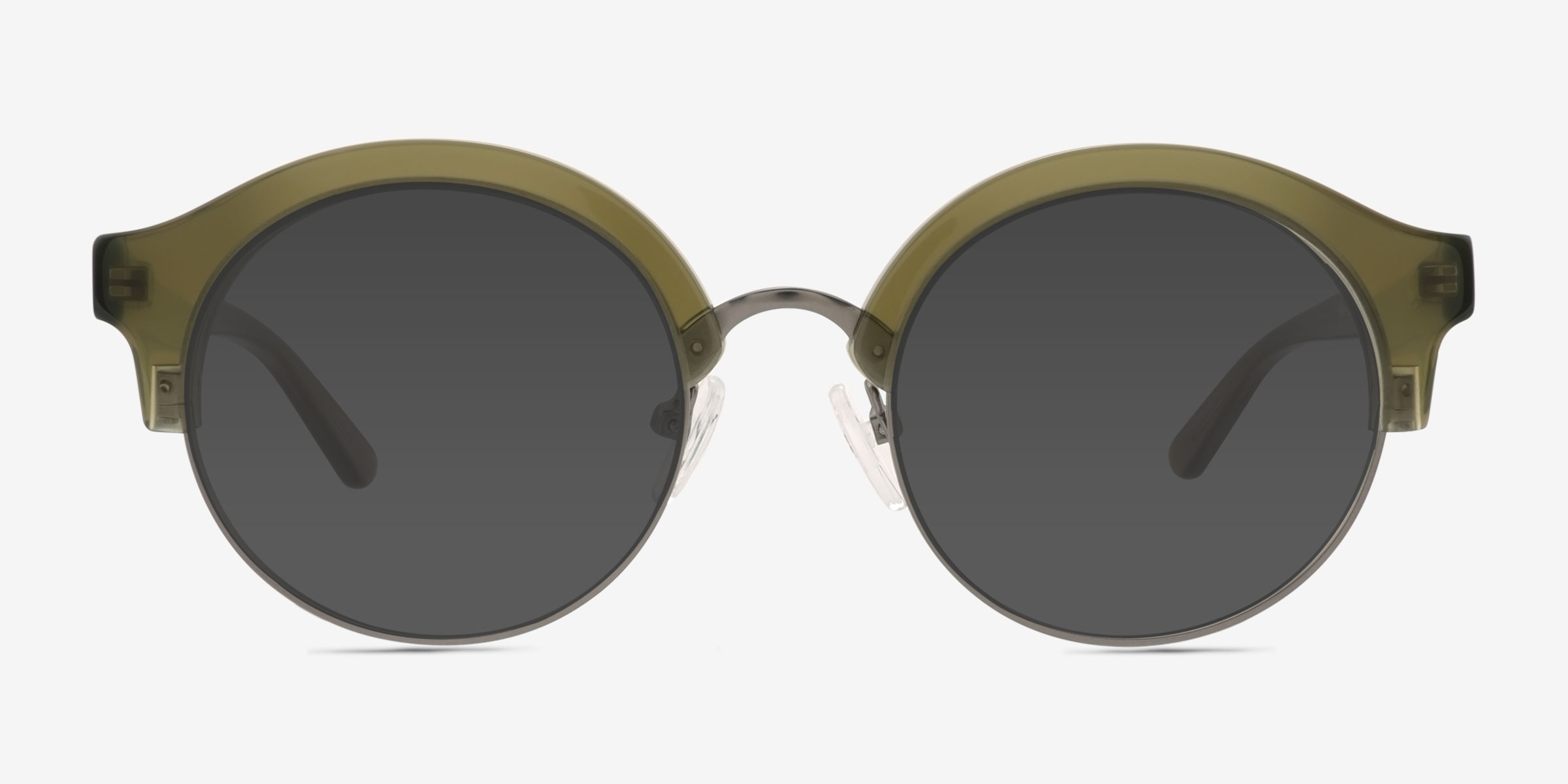 Nebula Vert Éco-responsableSoleil de Lunette de vue d'EyeBuyDirect, Vue de Face