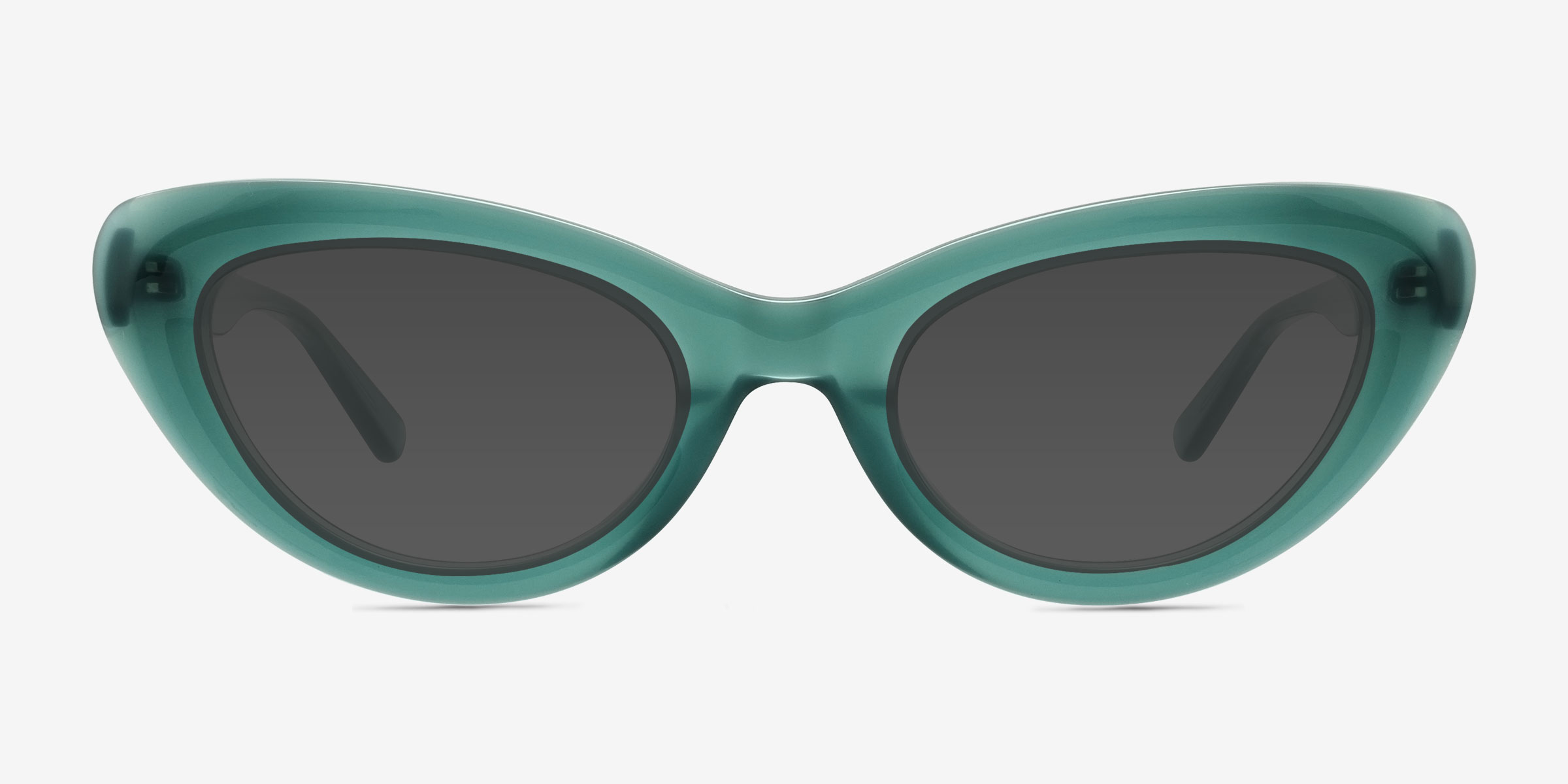 Everstone Teal Éco-responsableSoleil de Lunette de vue d'EyeBuyDirect, Vue de Face
