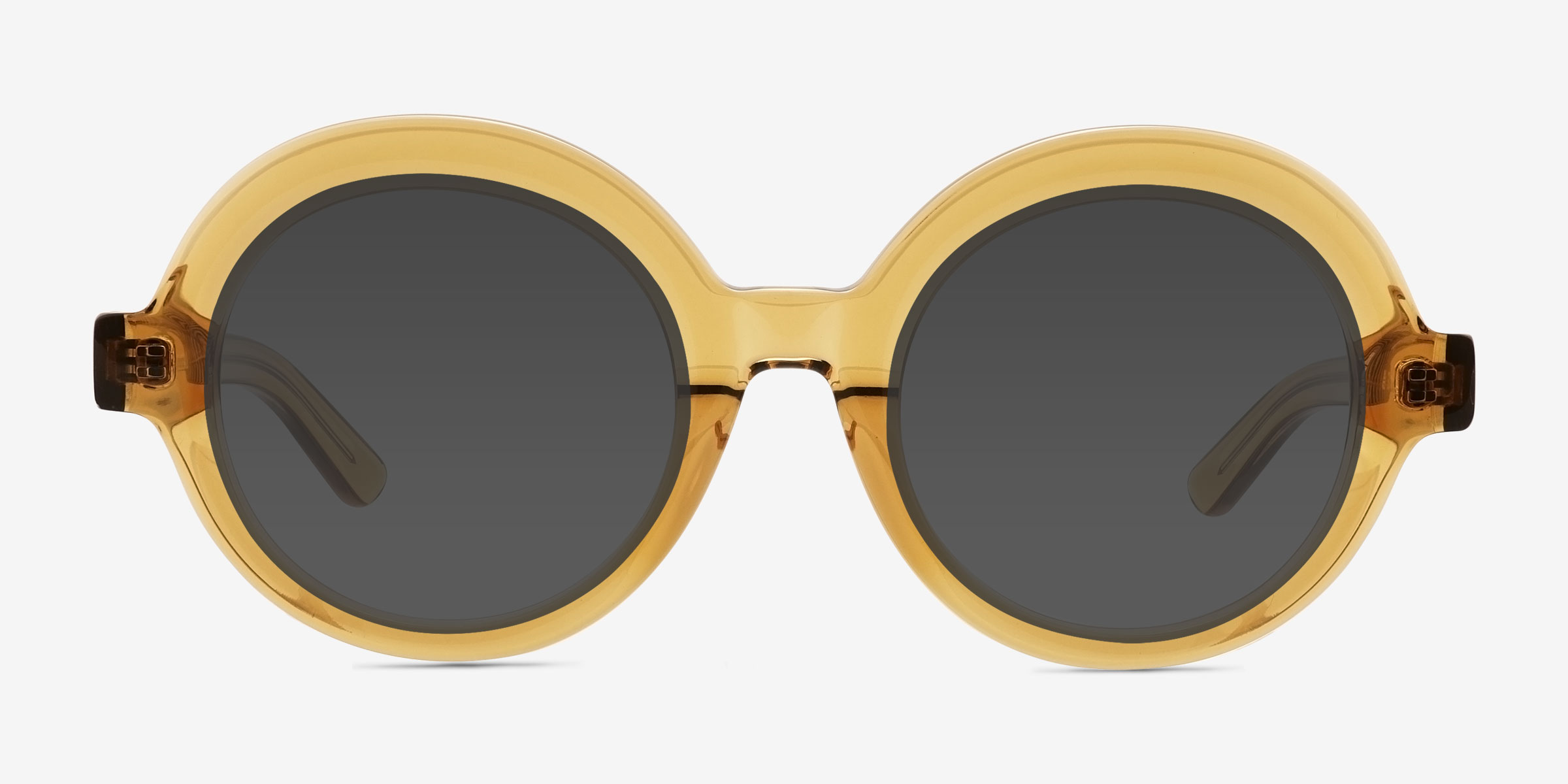 Blakesley Jaune Éco-responsableSoleil de Lunette de vue d'EyeBuyDirect, Vue de Face