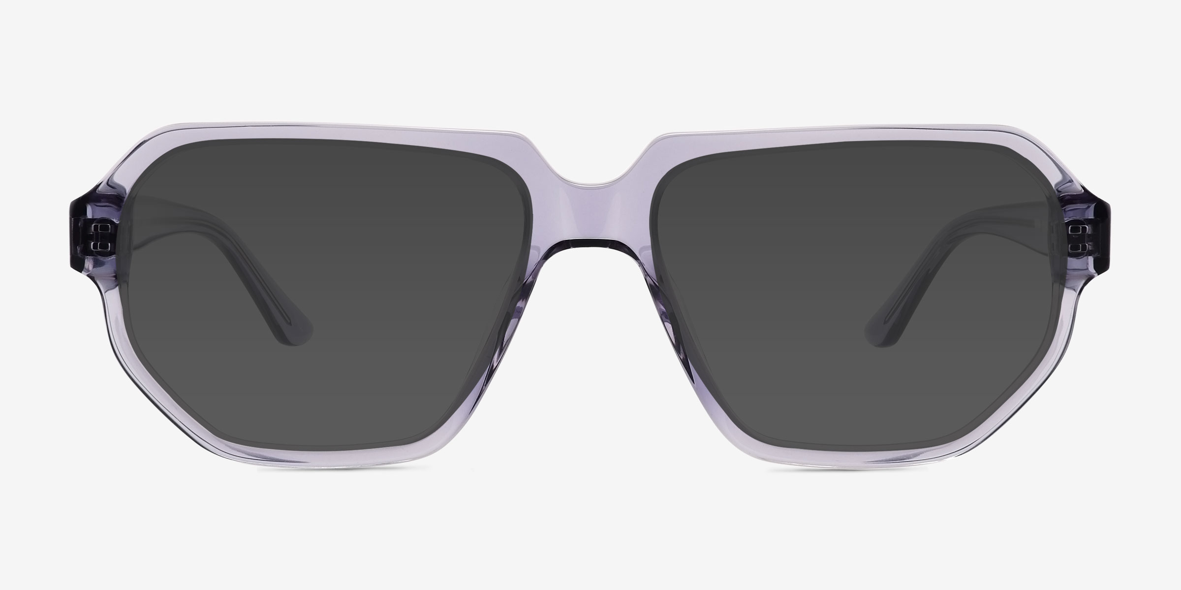 Giorgio Violet AcétateSoleil de Lunette de vue d'EyeBuyDirect, Vue de Face