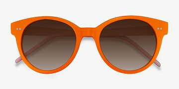 Orange Angie -  Acetate Sunglasses