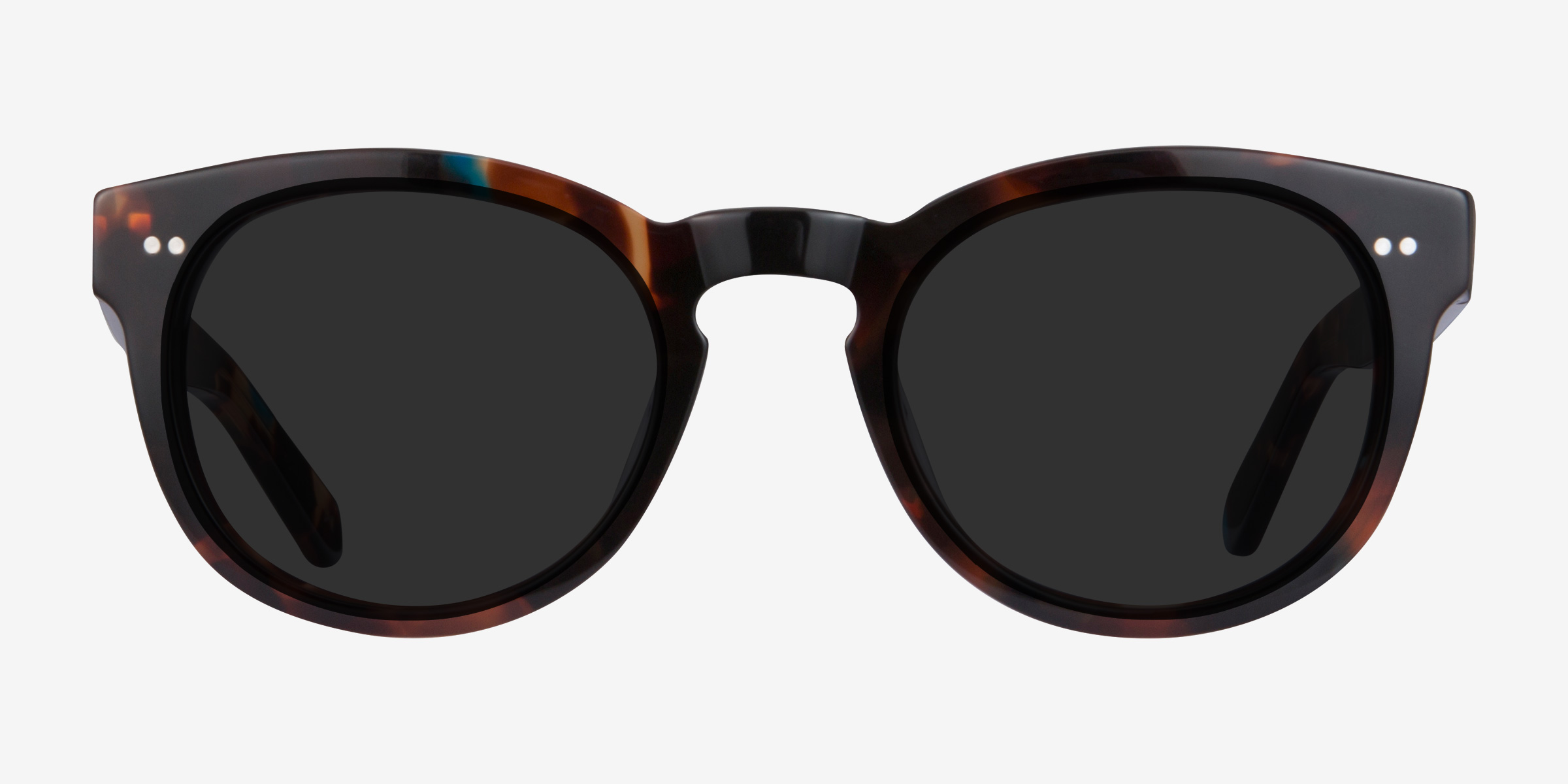 Horizon Nebular Blue AcétateSoleil de Lunette de vue d'EyeBuyDirect, Vue de Face