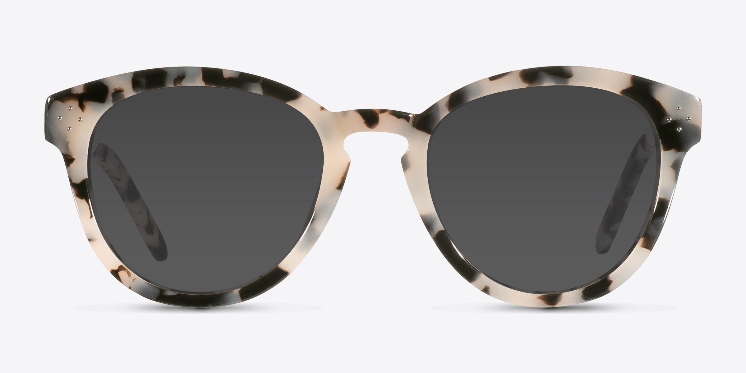 Augustine Ivory Tortoise AcétateSoleil de Lunette de vue d'EyeBuyDirect, Vue de Face