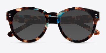 Brown Floral Rome -  Acetate Sunglasses