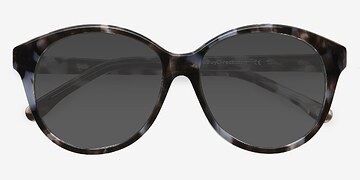 Gray Floral Stella -  Acetate Sunglasses