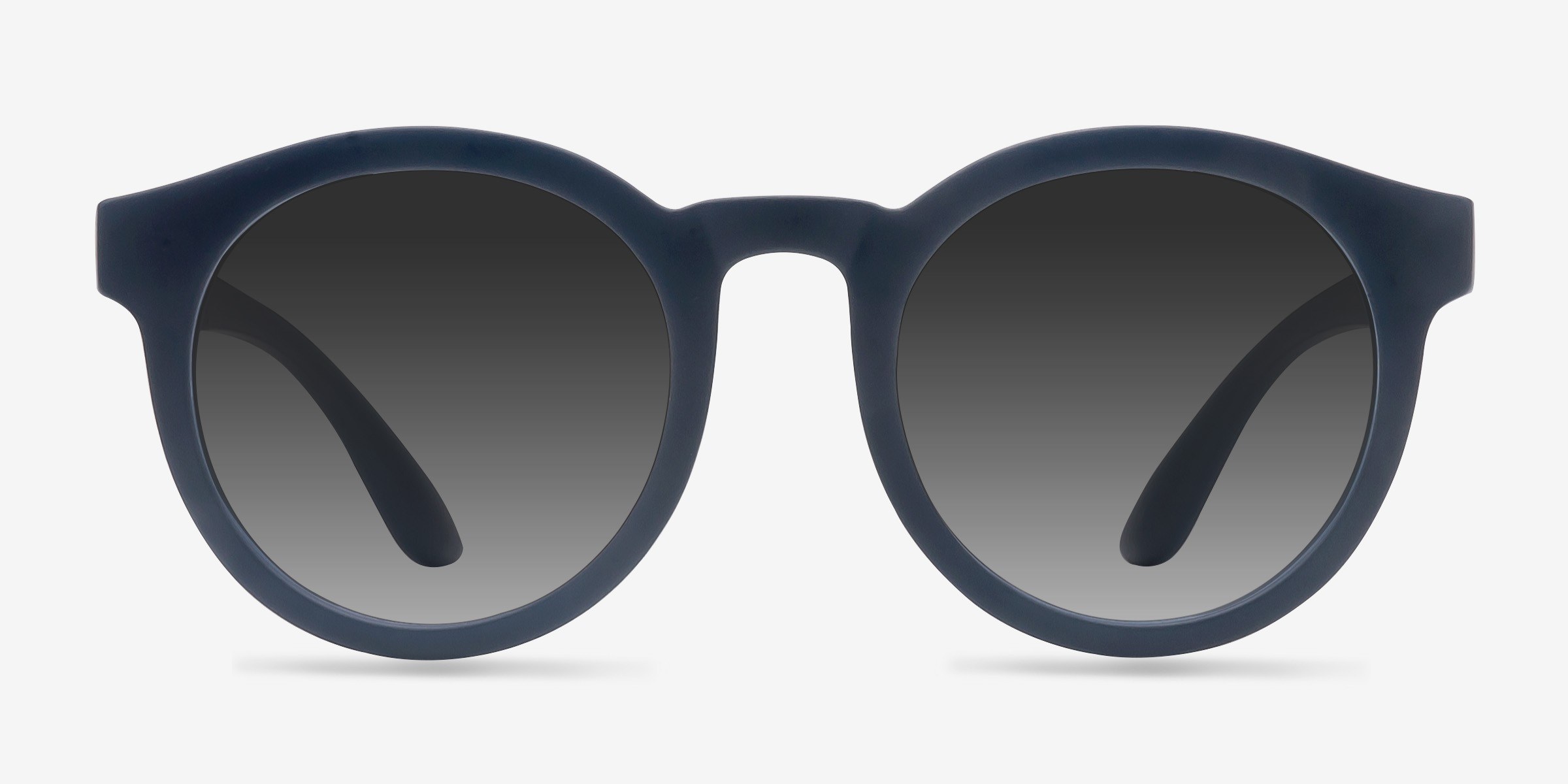 Oasis Matte Navy PlastiqueSoleil de Lunette de vue d'EyeBuyDirect, Vue de Face