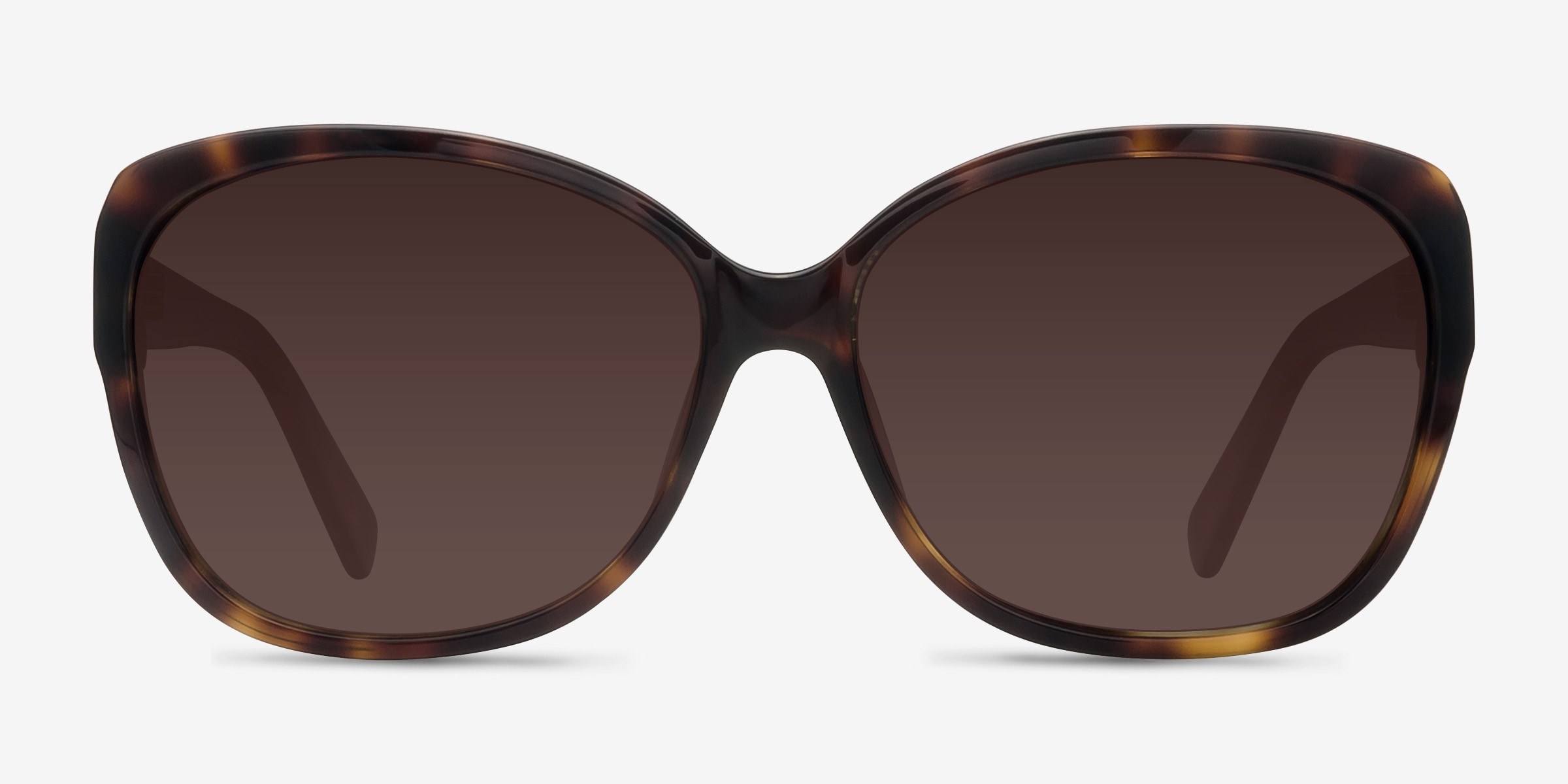 Sevilla Tortoise AcétateSoleil de Lunette de vue d'EyeBuyDirect, Vue de Face