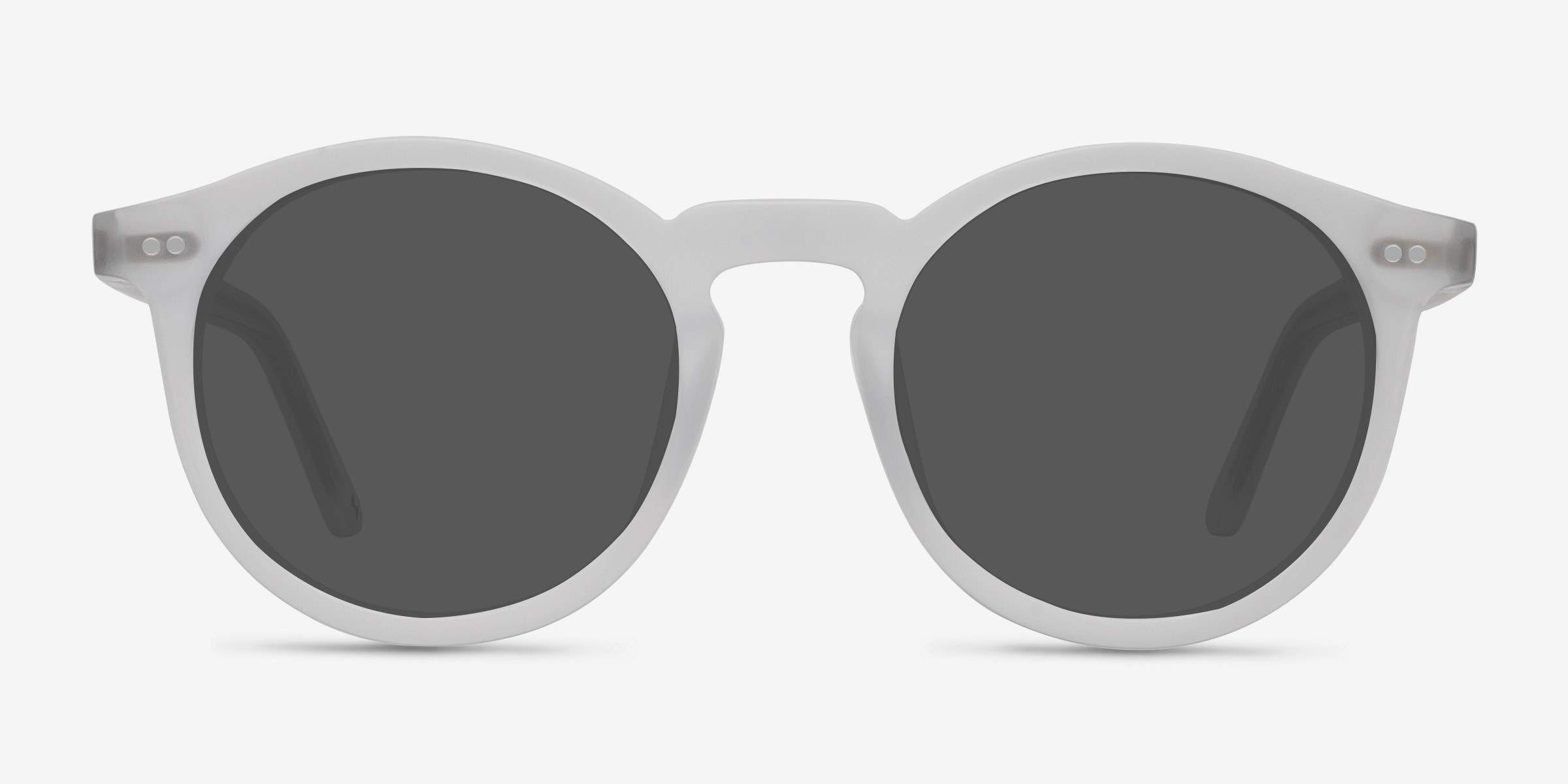 Luminance Matte Frost AcétateSoleil de Lunette de vue d'EyeBuyDirect, Vue de Face