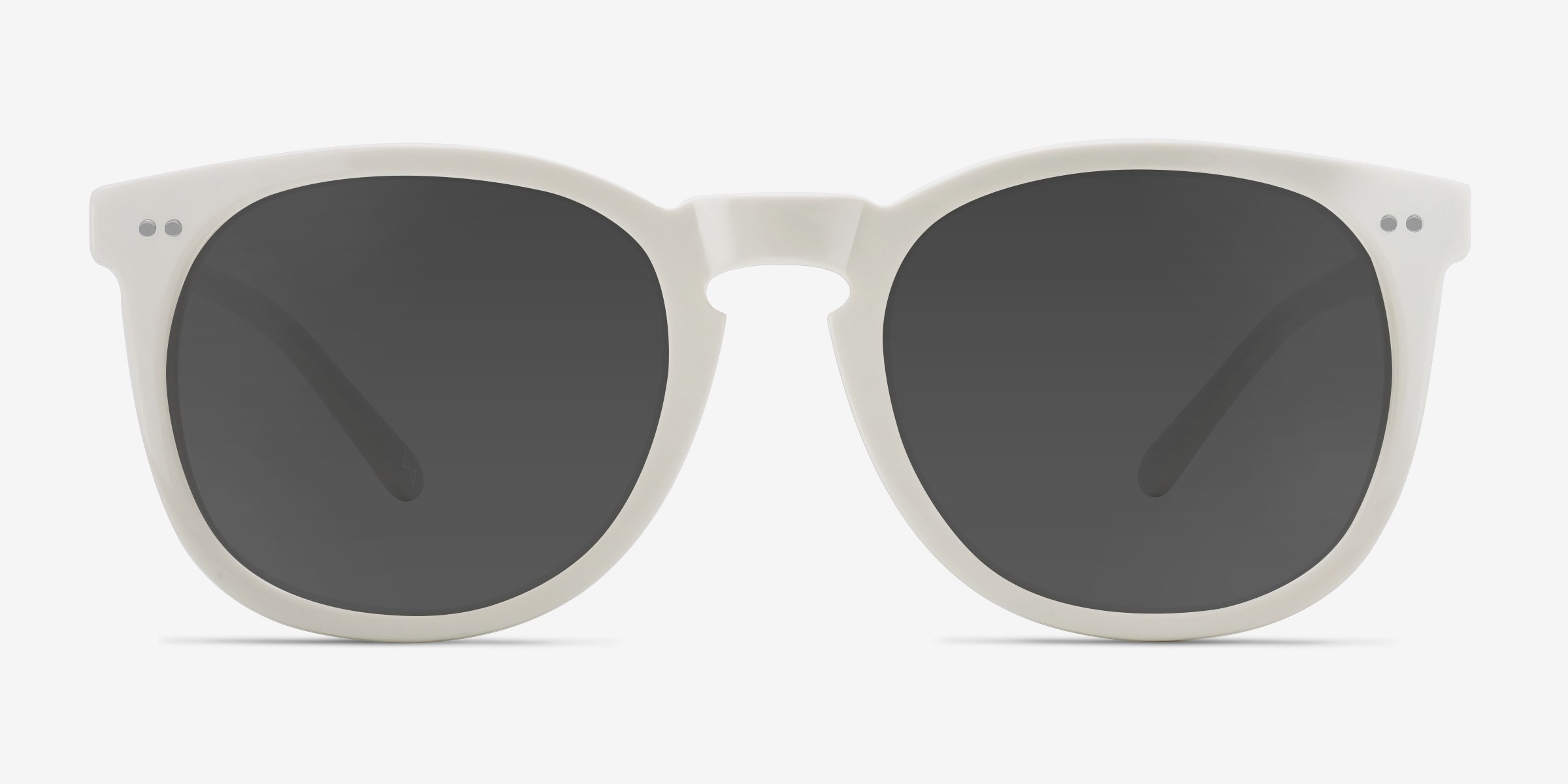 Ethereal Cream AcétateSoleil de Lunette de vue d'EyeBuyDirect, Vue de Face