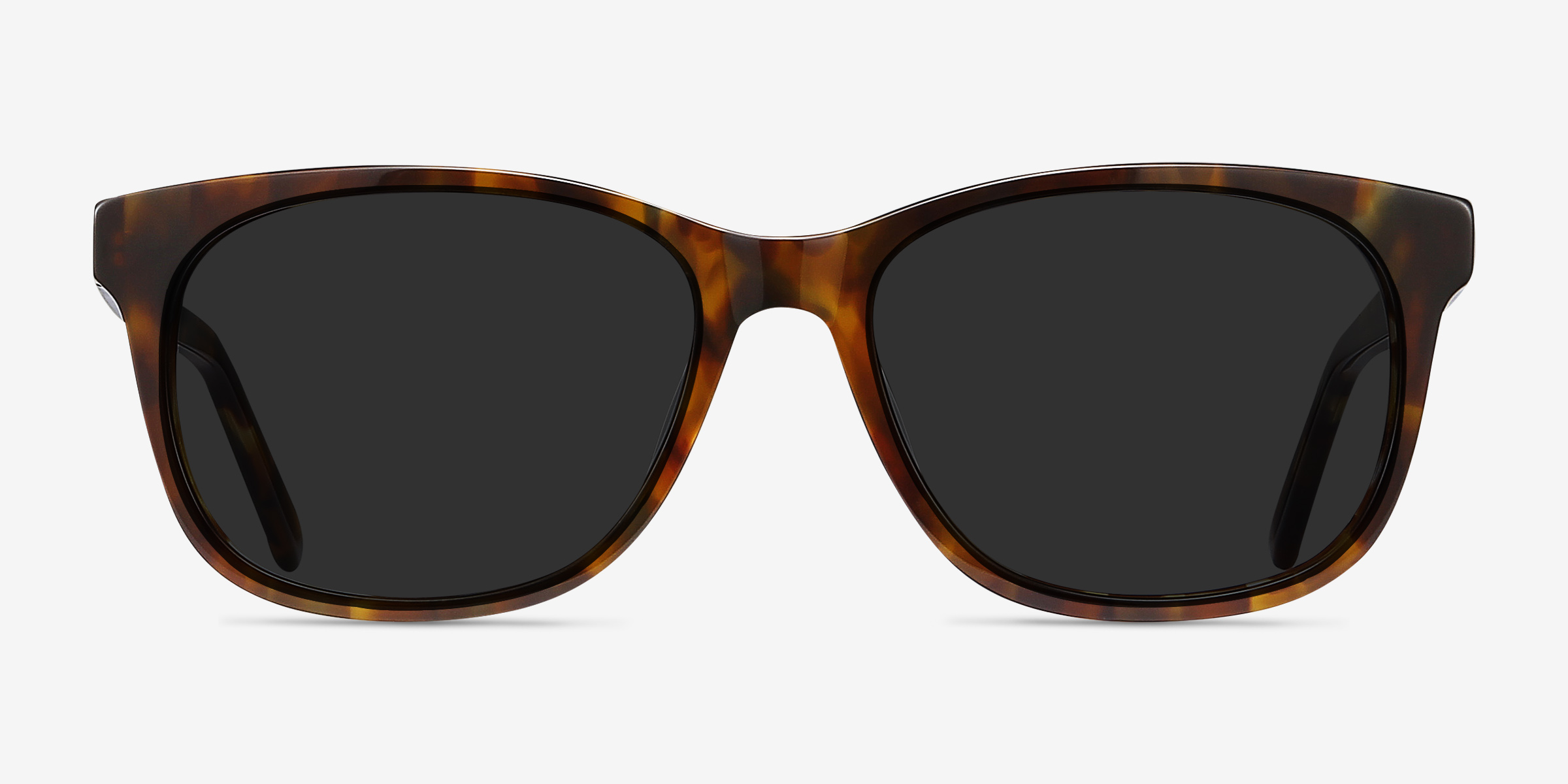 Borneo Écailles AcétateSoleil de Lunette de vue d'EyeBuyDirect, Vue de Face