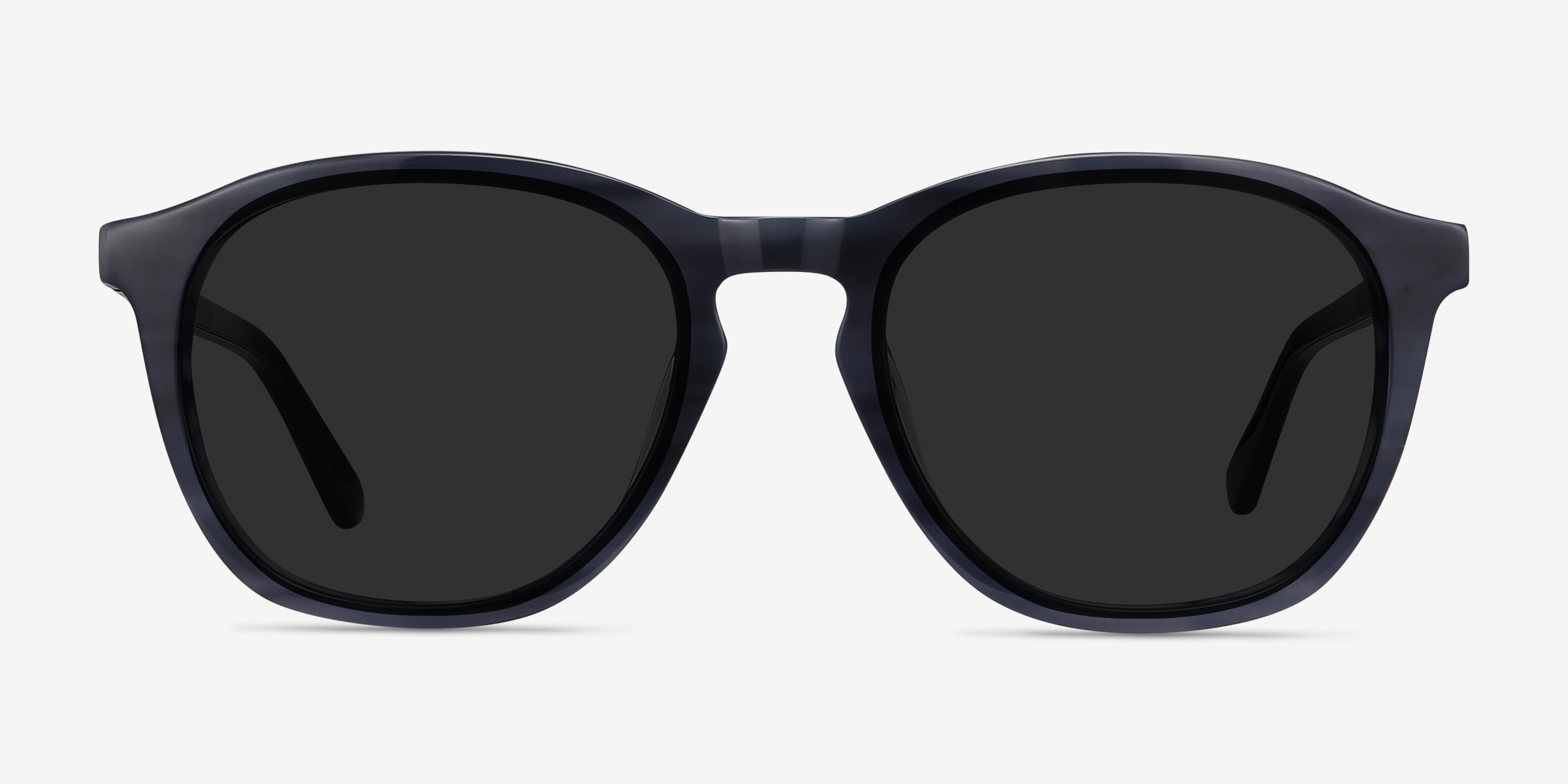 Acapulco Rayures AcétateSoleil de Lunette de vue d'EyeBuyDirect, Vue de Face