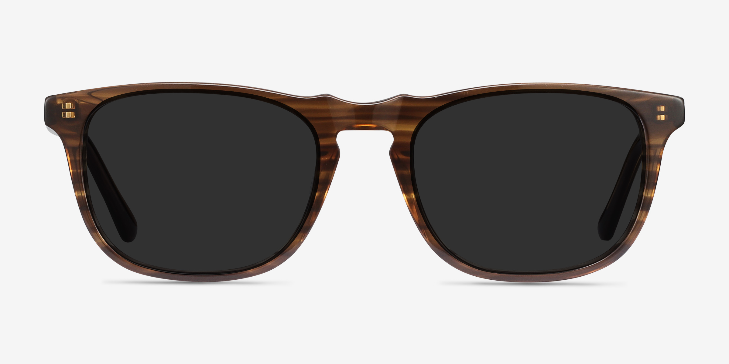 Wave Rayures AcétateSoleil de Lunette de vue d'EyeBuyDirect, Vue de Face