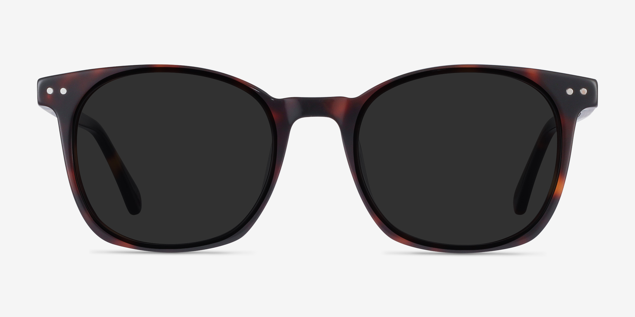 Soleil Écailles AcétateSoleil de Lunette de vue d'EyeBuyDirect, Vue de Face