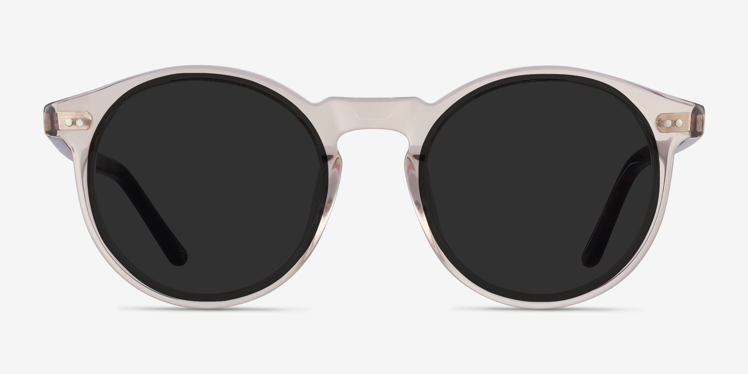 Luminance Champagne AcétateSoleil de Lunette de vue d'EyeBuyDirect, Vue de Face