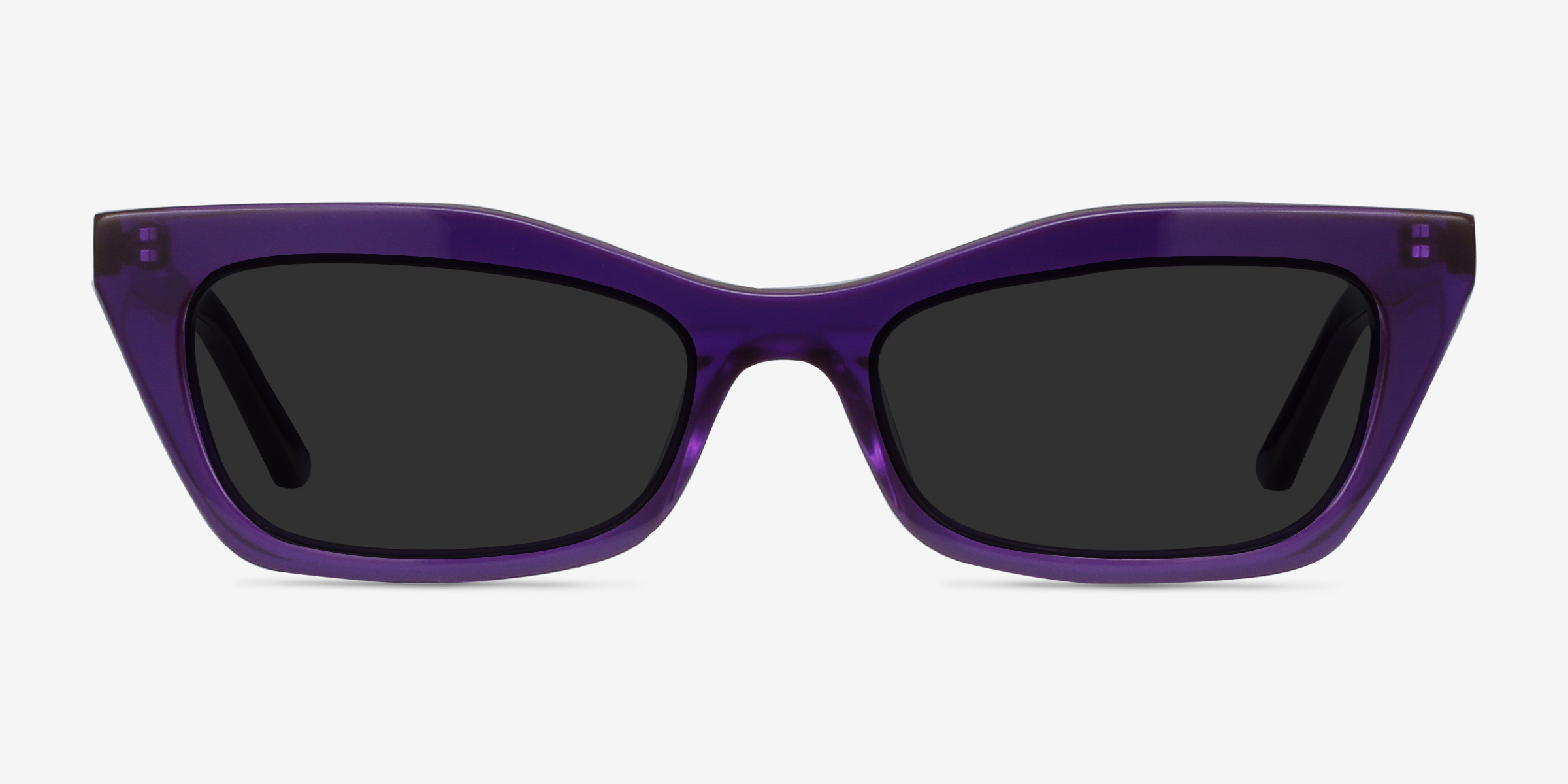 Suite Violet AcétateSoleil de Lunette de vue d'EyeBuyDirect, Vue de Face