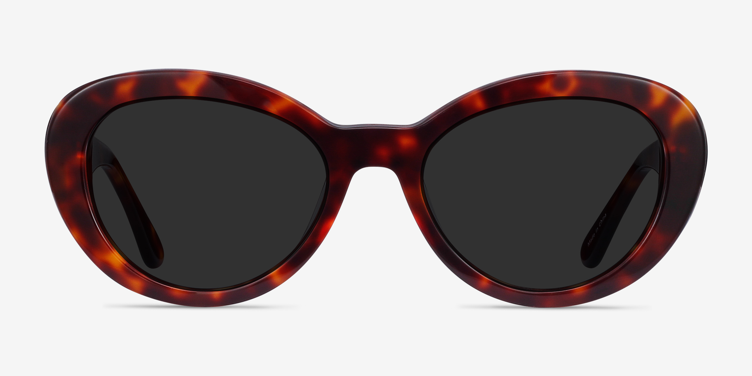 Elle Écailles AcétateSoleil de Lunette de vue d'EyeBuyDirect, Vue de Face