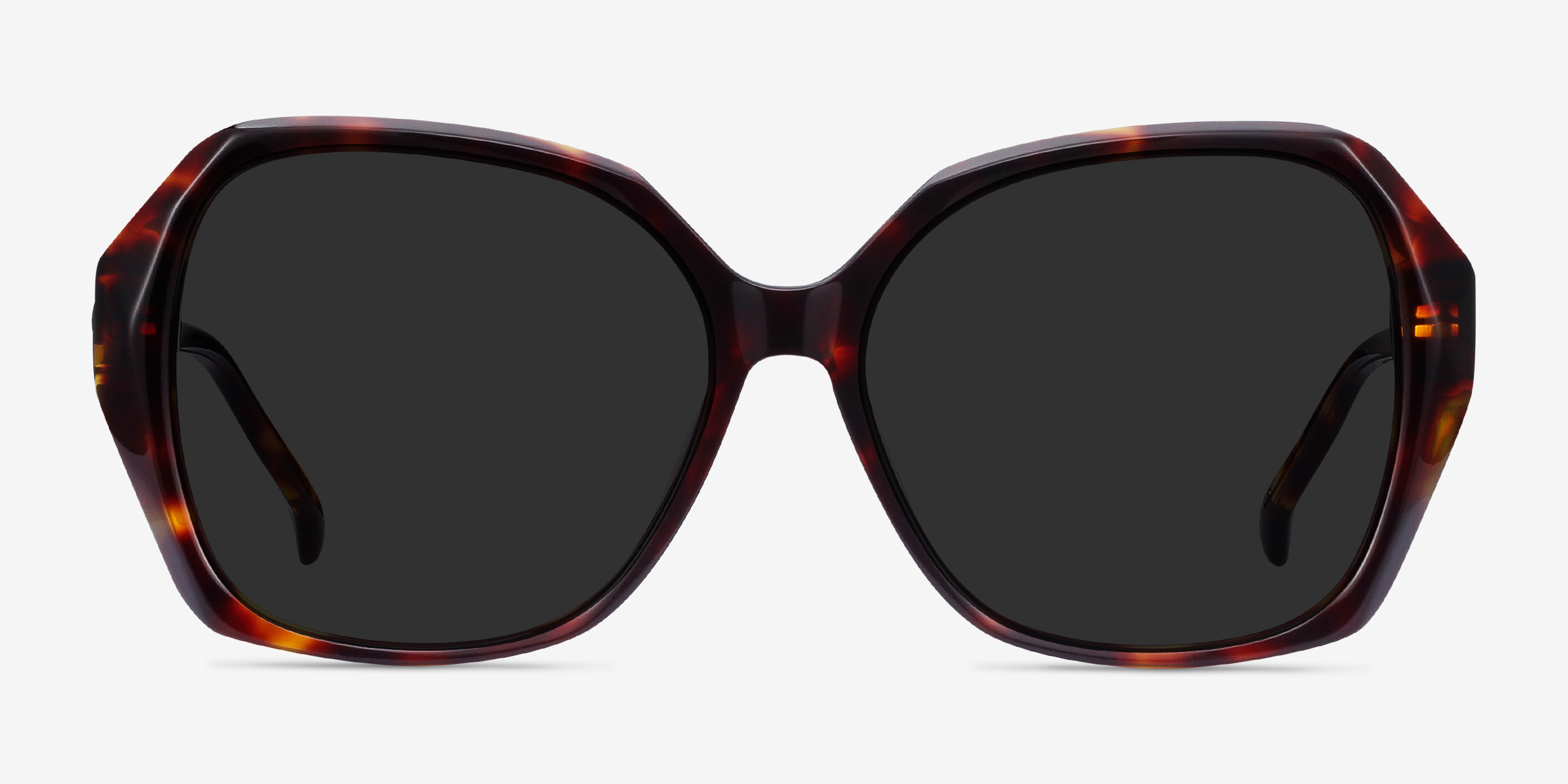 Isabella Écailles AcétateSoleil de Lunette de vue d'EyeBuyDirect, Vue de Face