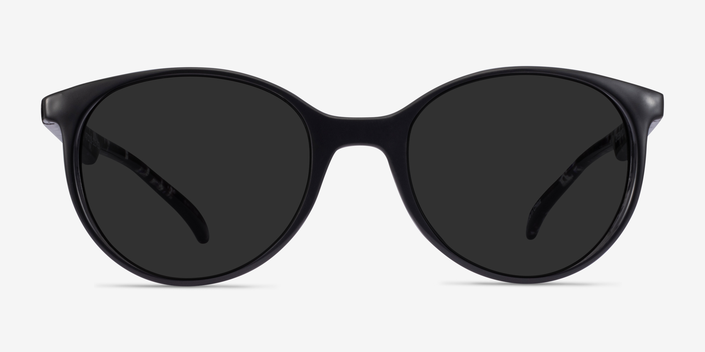 Talent Black Floral PlastiqueSoleil de Lunette de vue d'EyeBuyDirect, Vue de Face