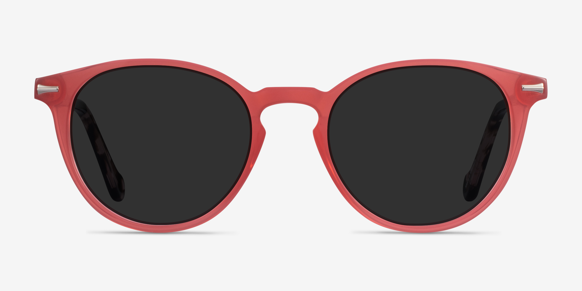 Origami Coral Tortoise AcétateSoleil de Lunette de vue d'EyeBuyDirect, Vue de Face