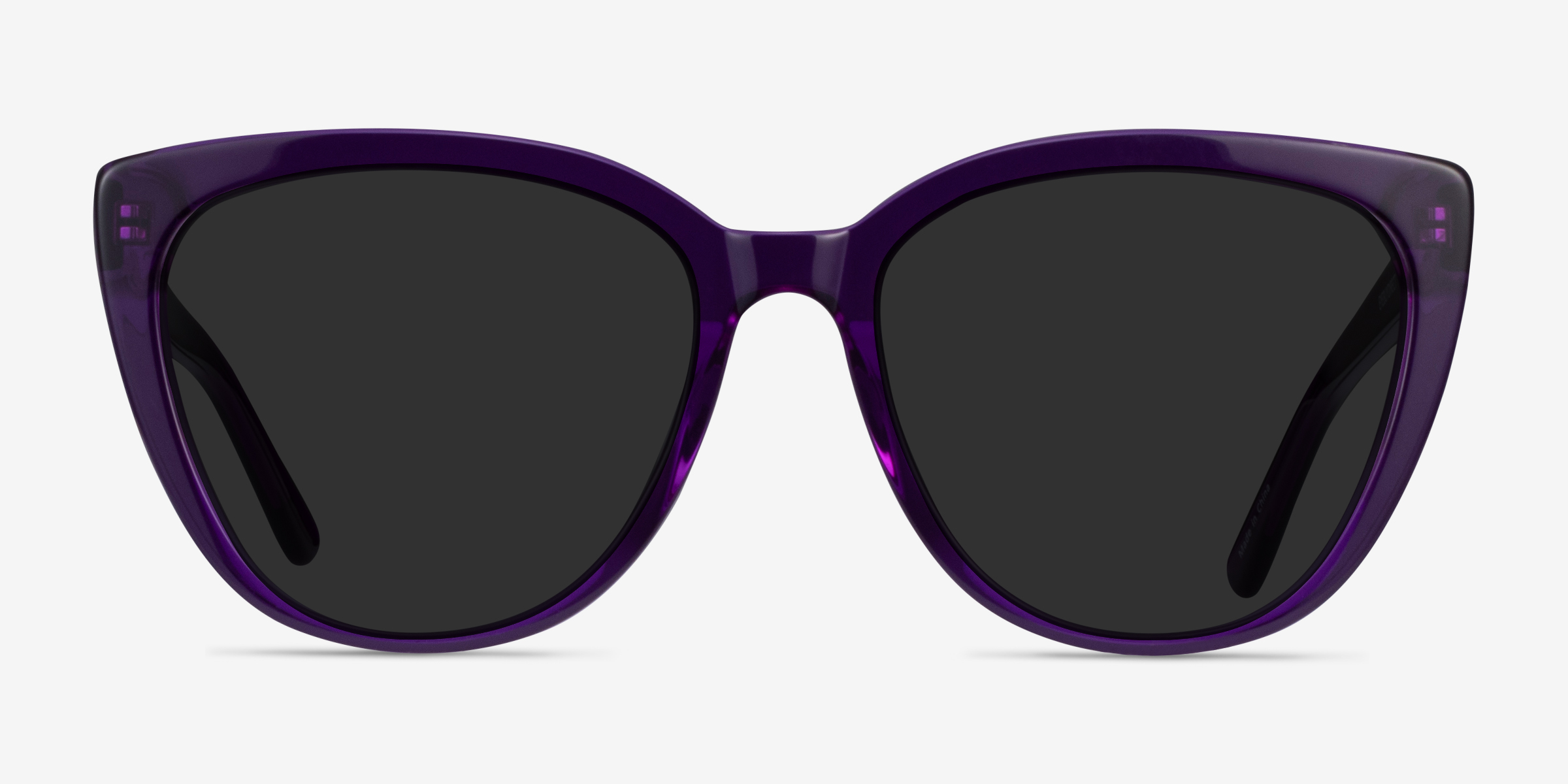 Lemonade Violet AcétateSoleil de Lunette de vue d'EyeBuyDirect, Vue de Face