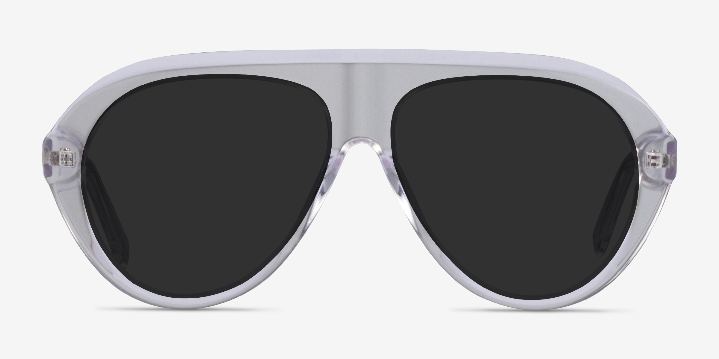 Map Transparent AcétateSoleil de Lunette de vue d'EyeBuyDirect, Vue de Face