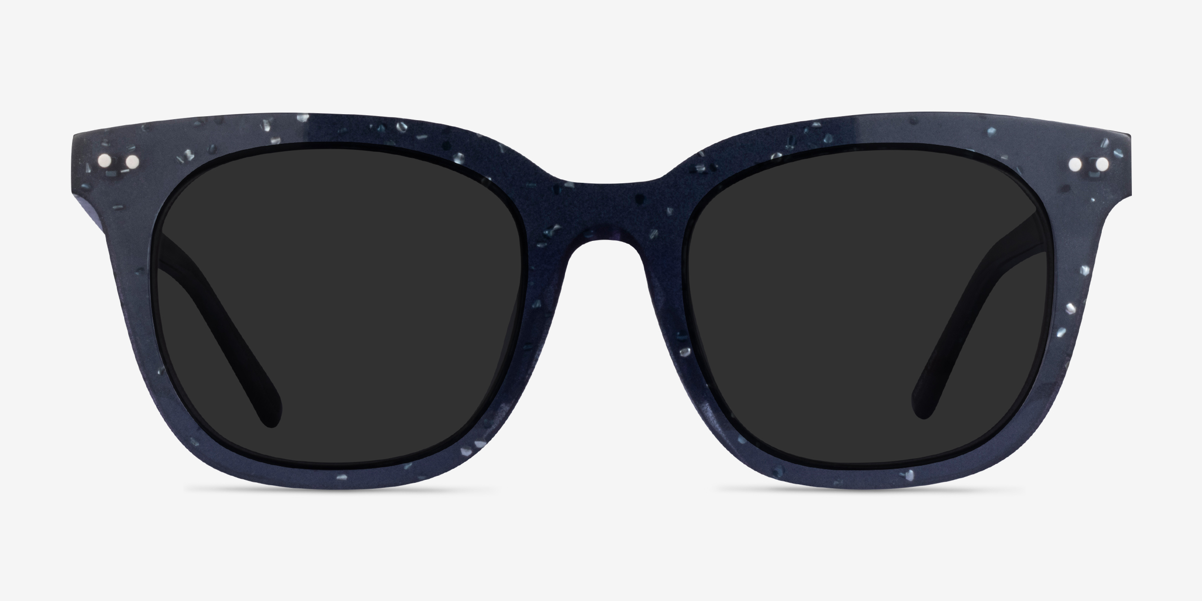 Welcome Gris AcétateSoleil de Lunette de vue d'EyeBuyDirect, Vue de Face