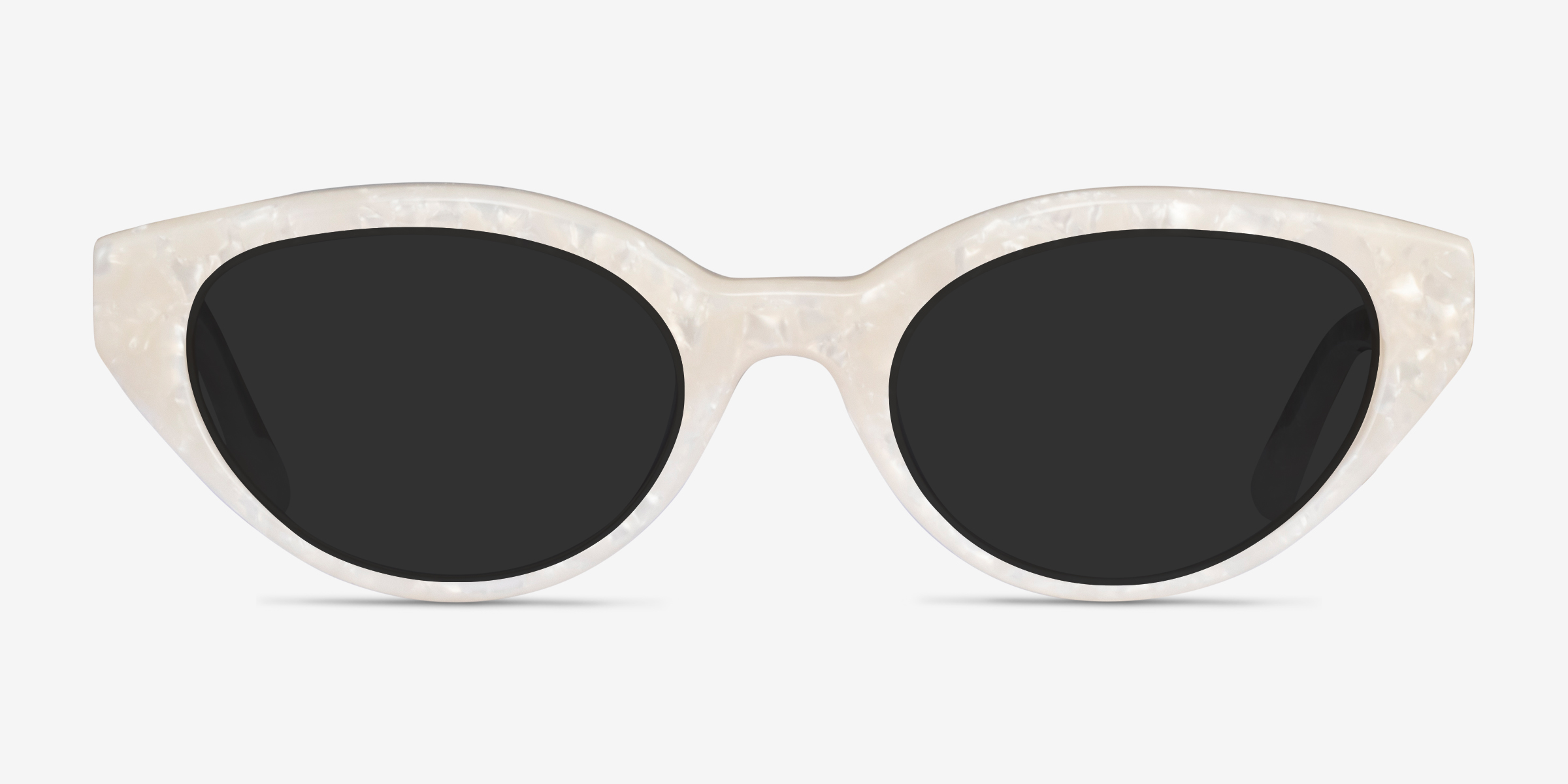 Galactic Beige AcétateSoleil de Lunette de vue d'EyeBuyDirect, Vue de Face