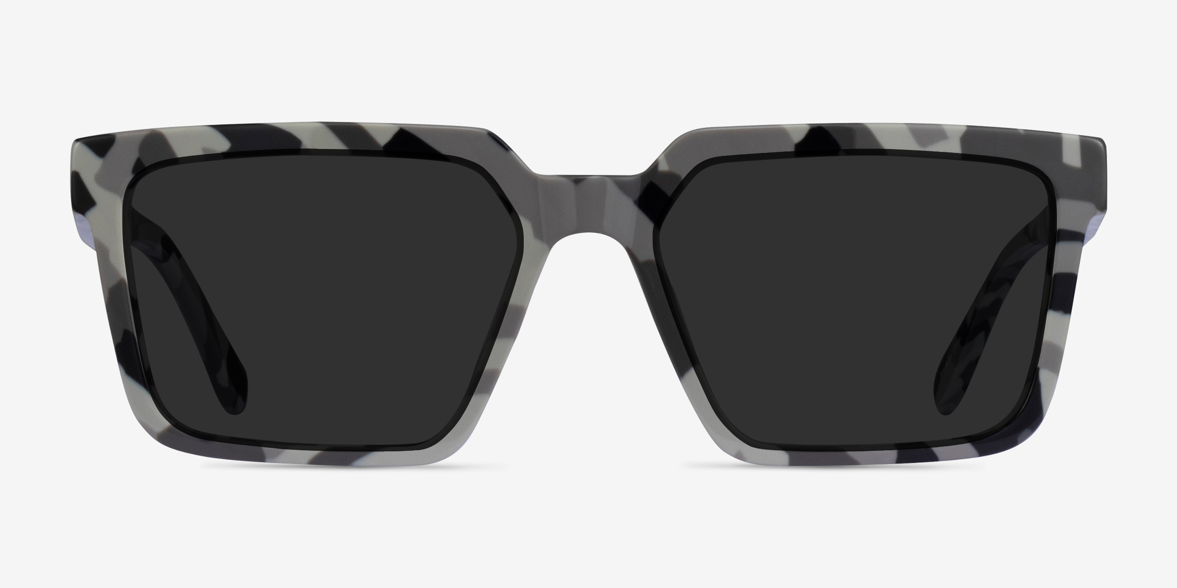 Ava Camouflage AcétateSoleil de Lunette de vue d'EyeBuyDirect, Vue de Face