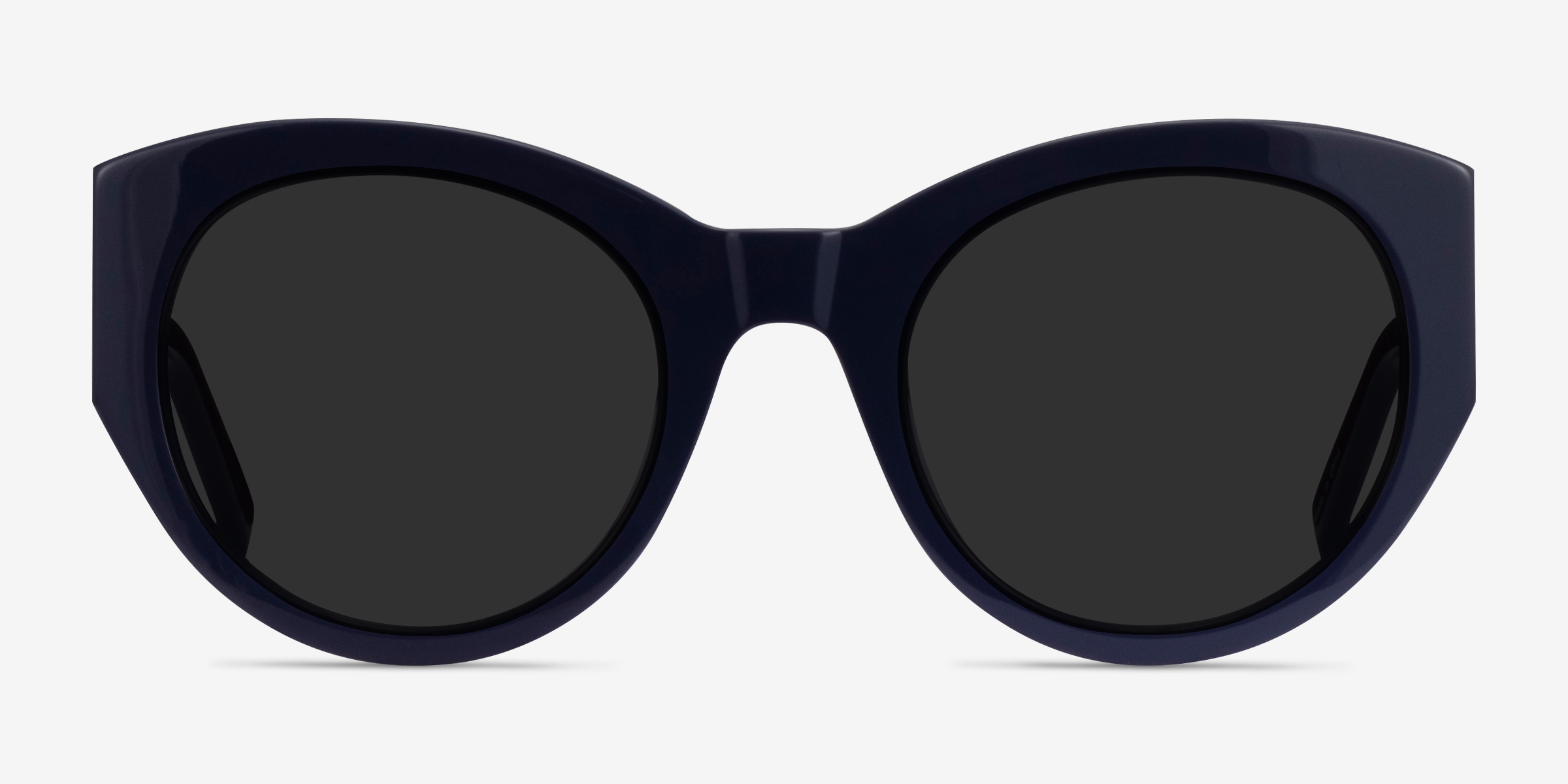 Gratia Bleu marine AcétateSoleil de Lunette de vue d'EyeBuyDirect, Vue de Face