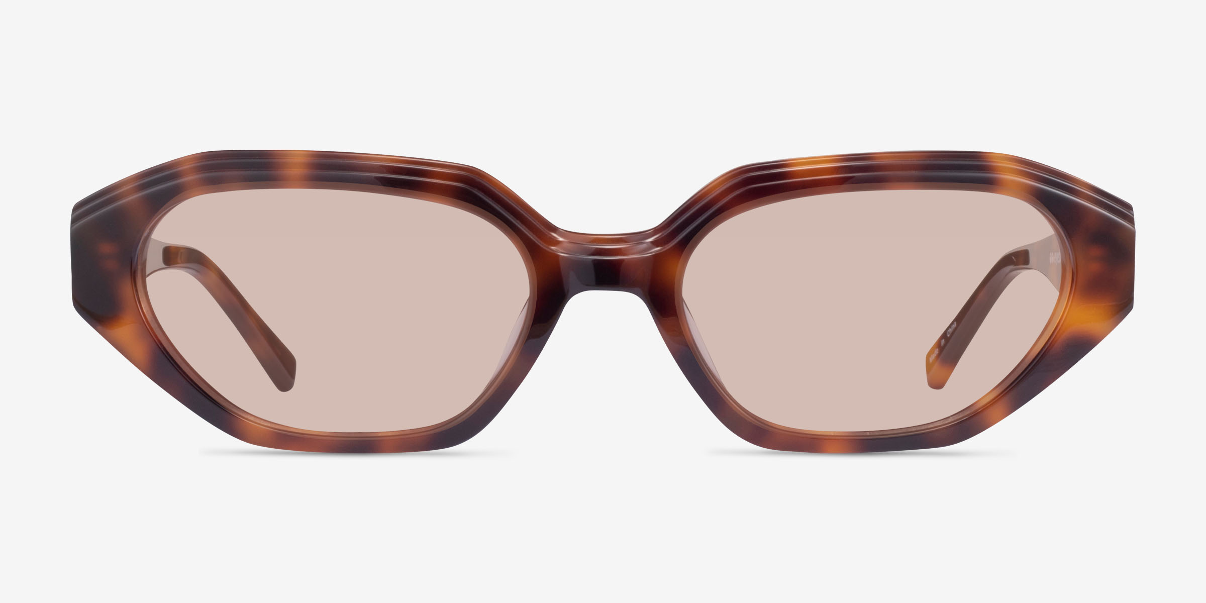 Ronette Écailles AcétateSoleil de Lunette de vue d'EyeBuyDirect, Vue de Face